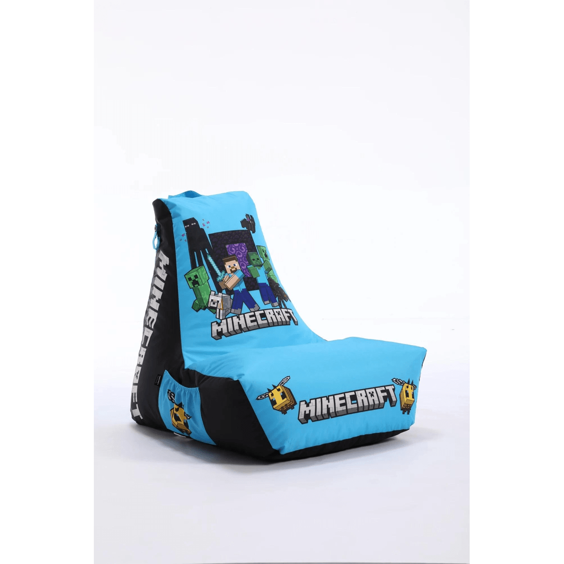 10 Minecraft High Back Bean Bag Cover - Blue, 10 of 10