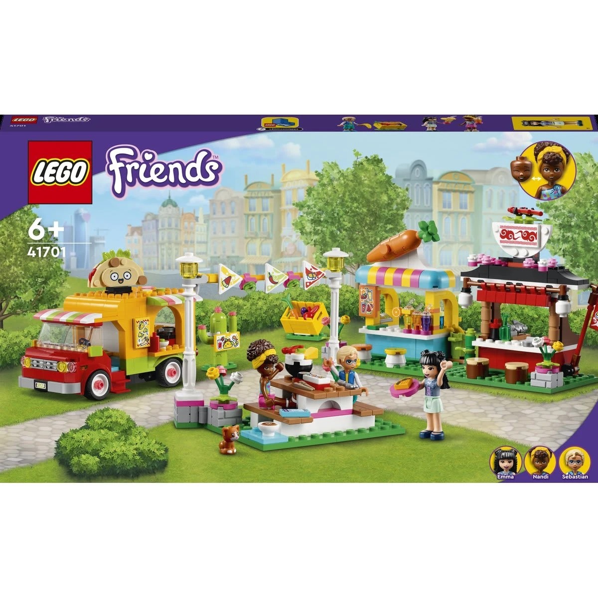 1 LEGO Friends Street Food Market 41701, 1 of 9