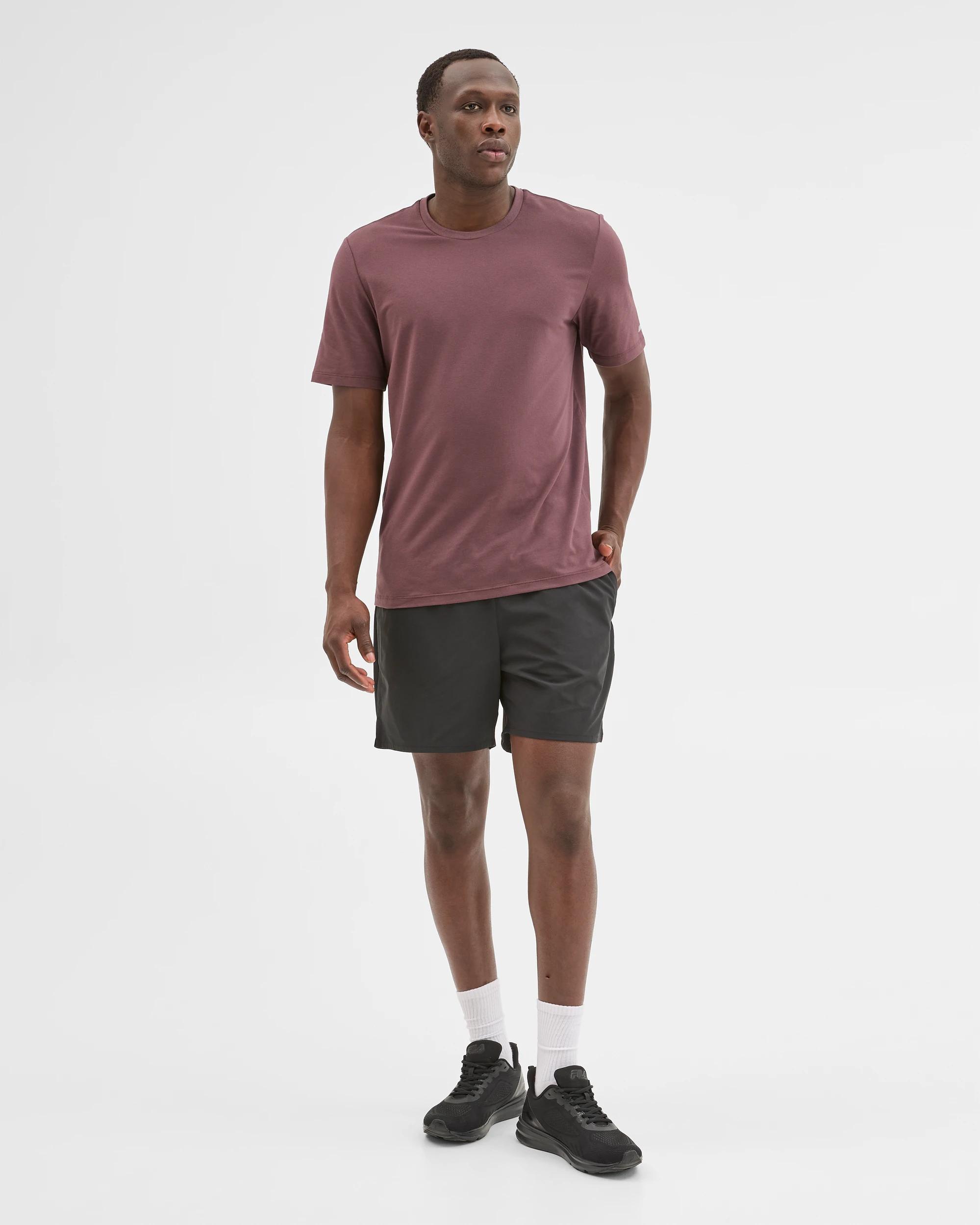 2 Target Active Australian Cotton Blend Active Training T-Shirt BURGUNDY, 2 of 6