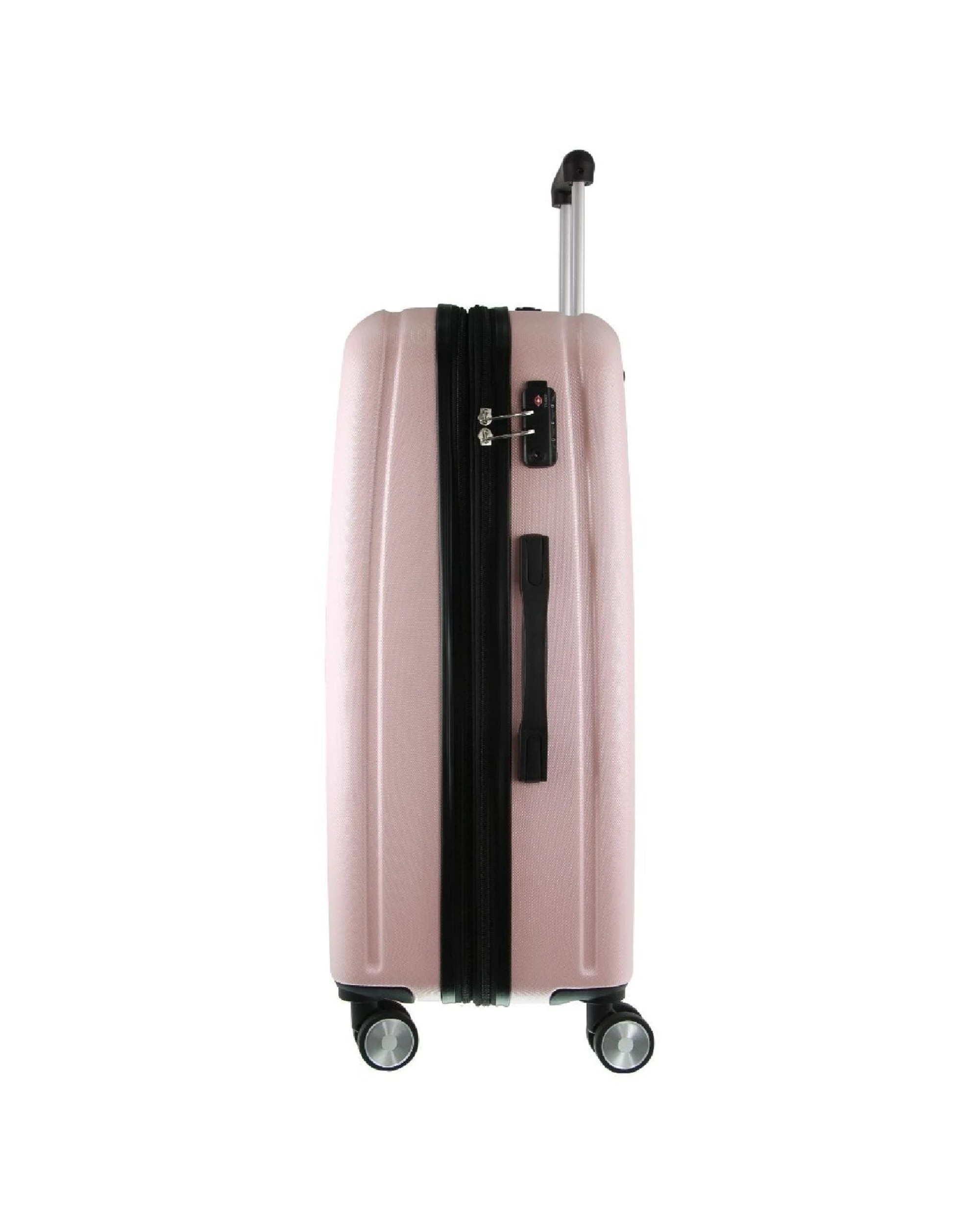 3 Pierre Cardin Hard Shell 4 Wheel Suitcase Medium With TSA Lock Expandable - Pink, 3 of 3
