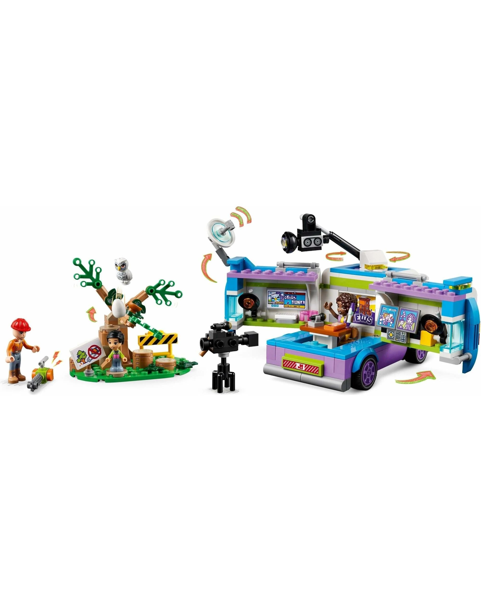 2 LEGO Friends Series 41749 NEWSROOM VAN, 2 of 5