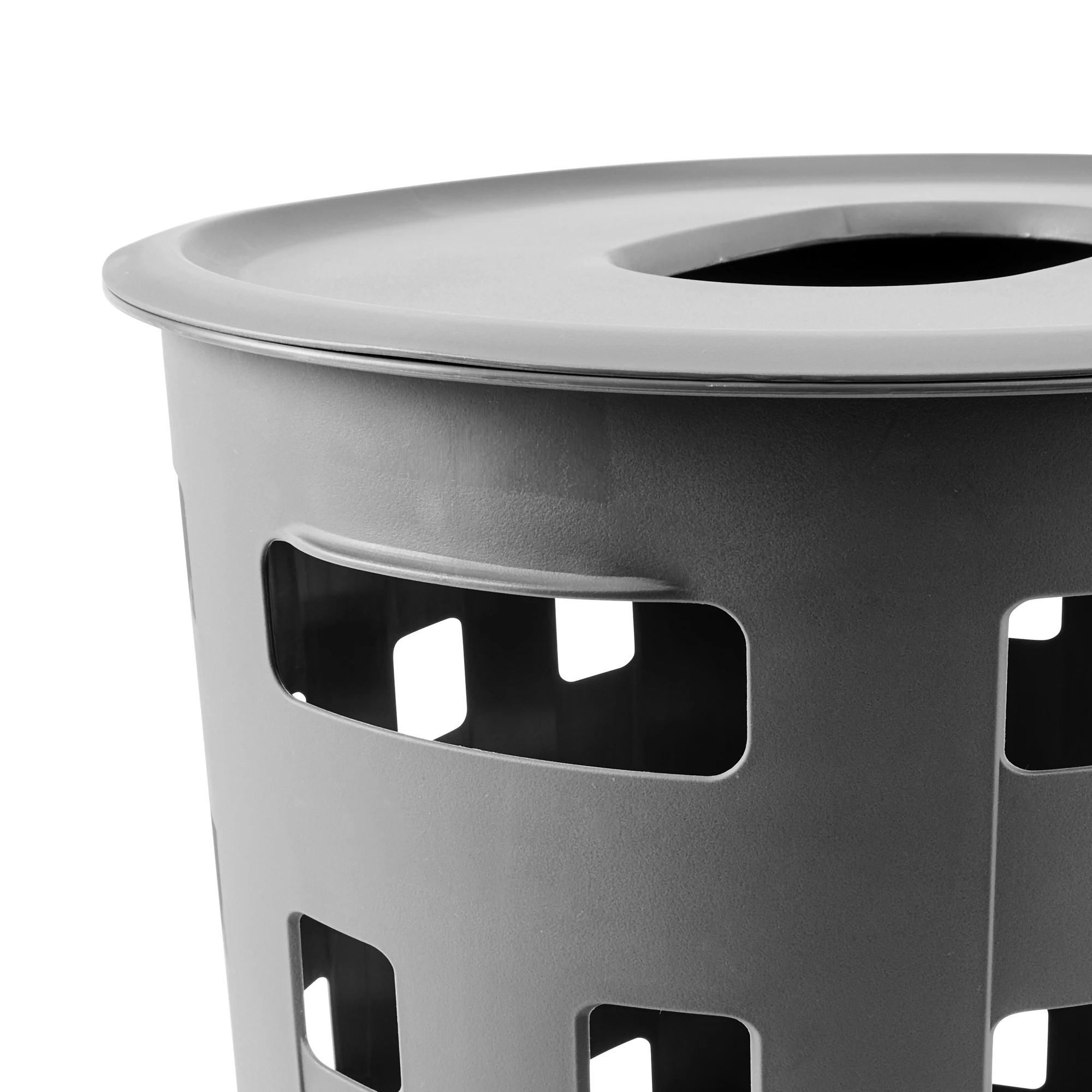 7 80L Trellis Laundry Hamper - Charcoal, 7 of 7