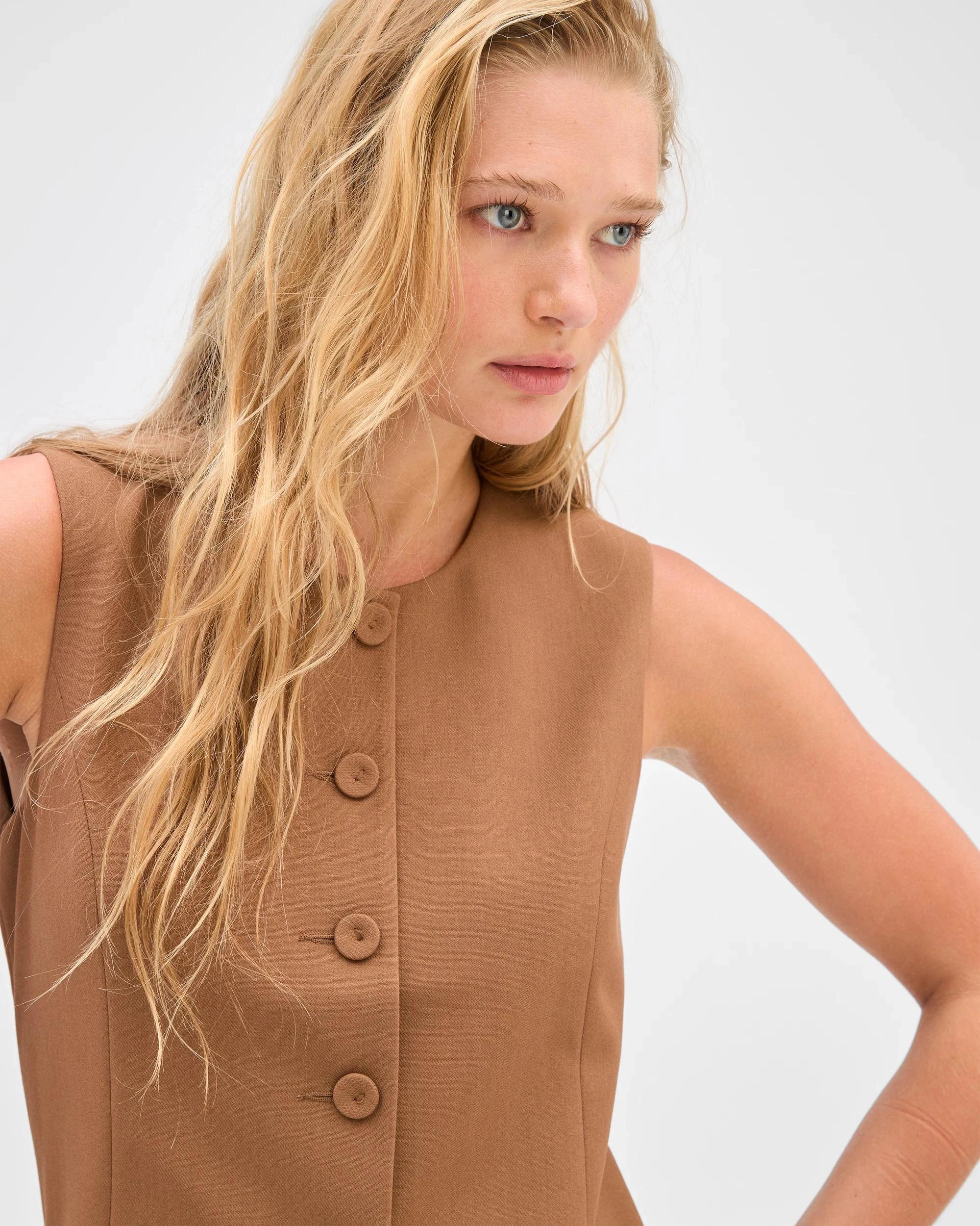 5 Preview Sleeveless Crew Neck Waistcoat PARTRIDGE, 5 of 8