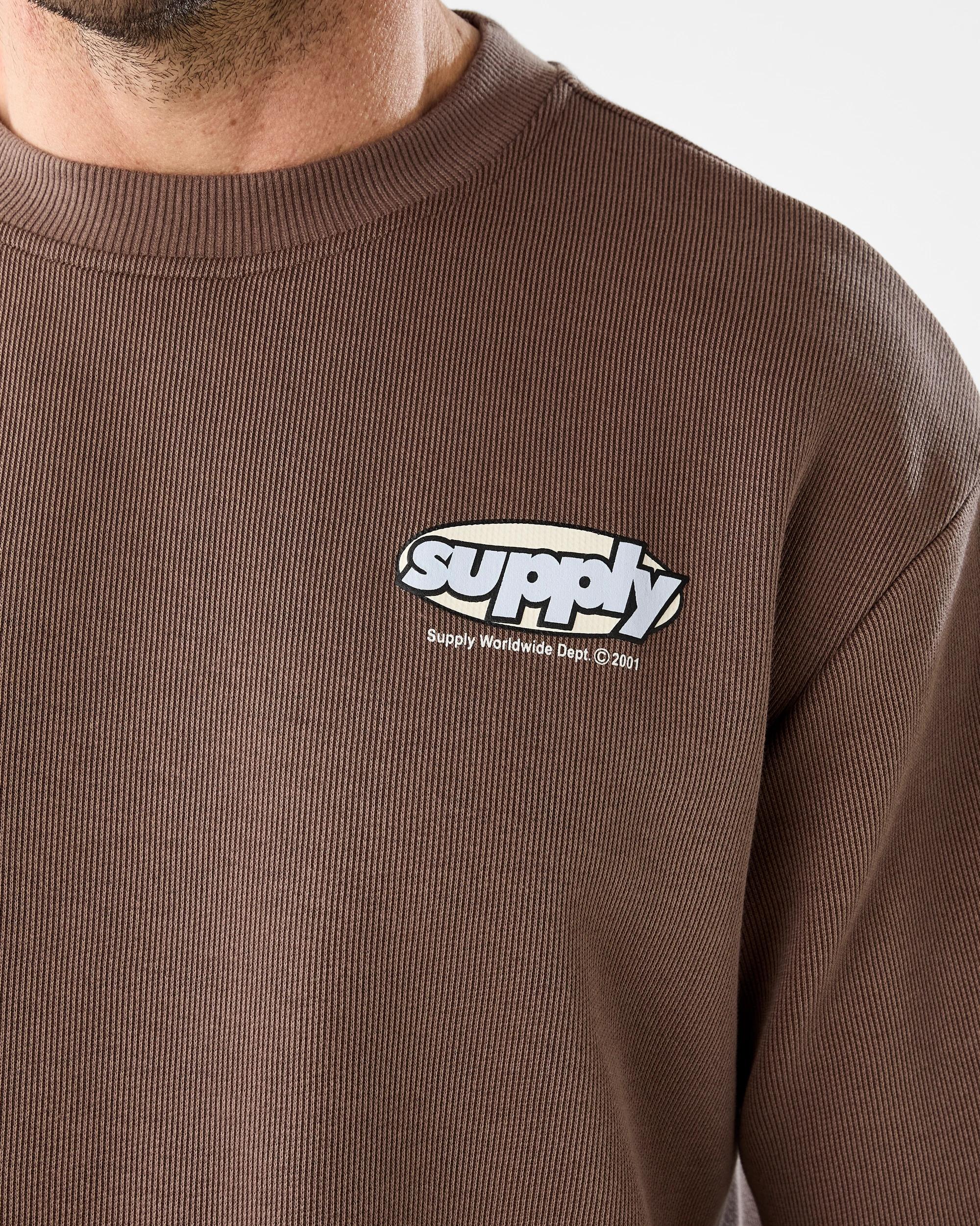 5 Textured Print T-shirt Brn Supply, 5 of 5