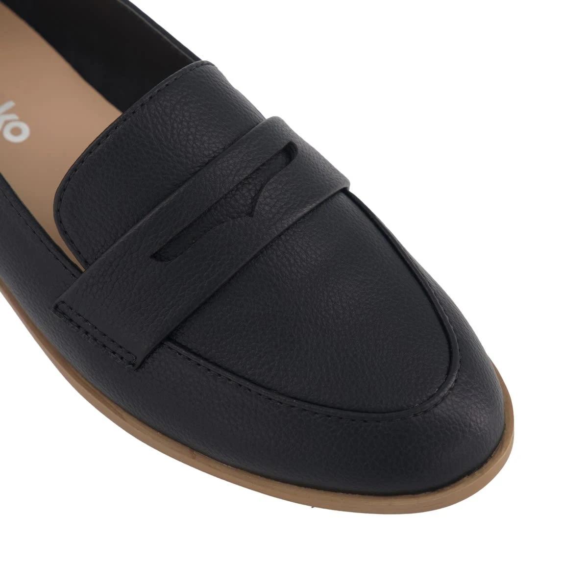 5 Saddle Loafer Flats Black, 5 of 5