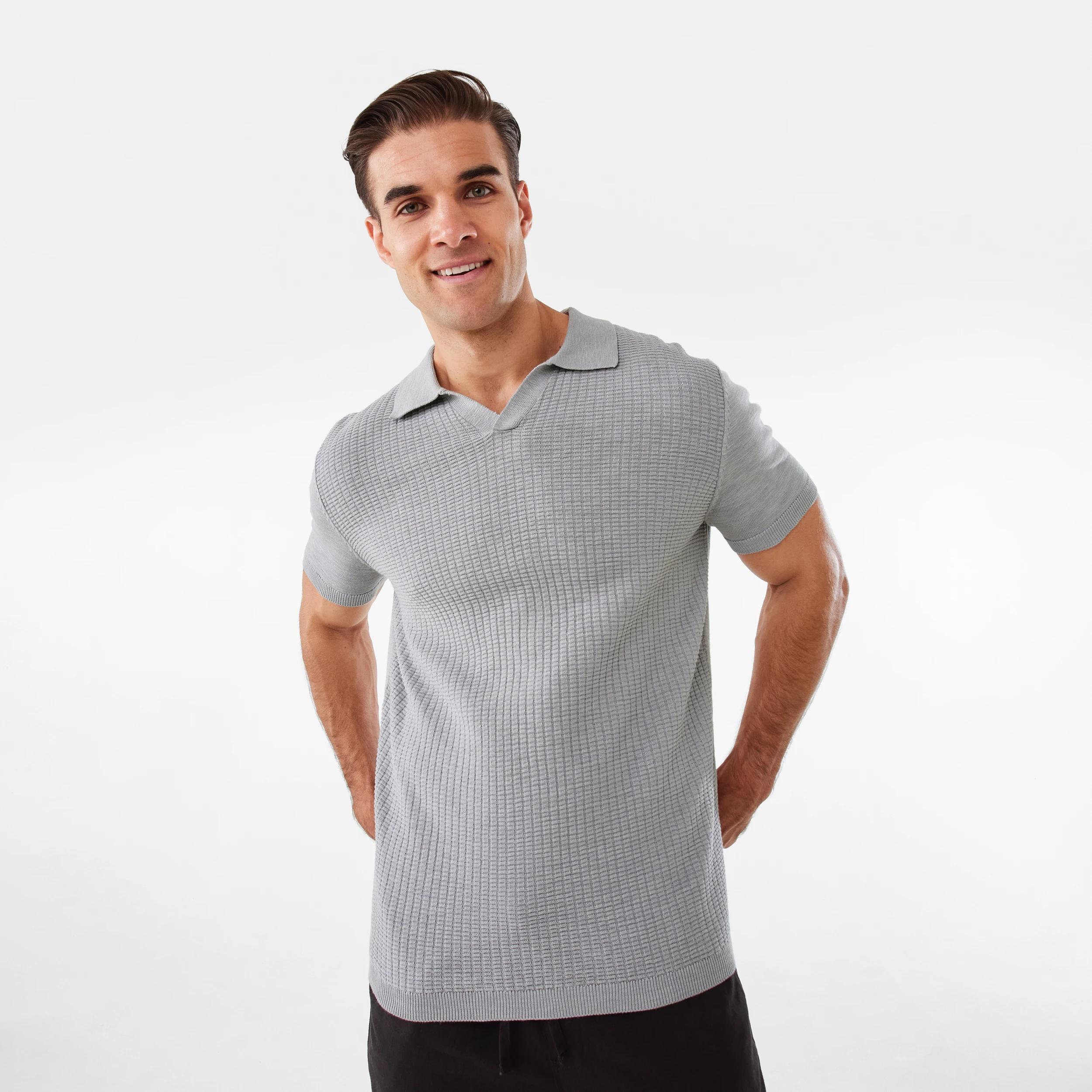 1 Knit Polo Shirt SLUB MARLE, 1 of 10