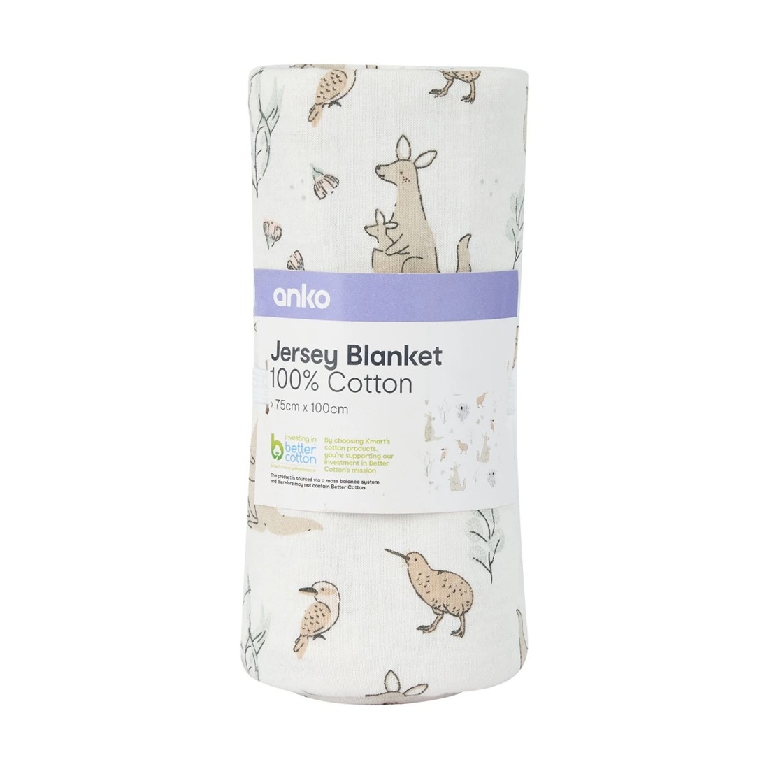 5 Cotton Jersey Blanket - Australiana, 5 of 5