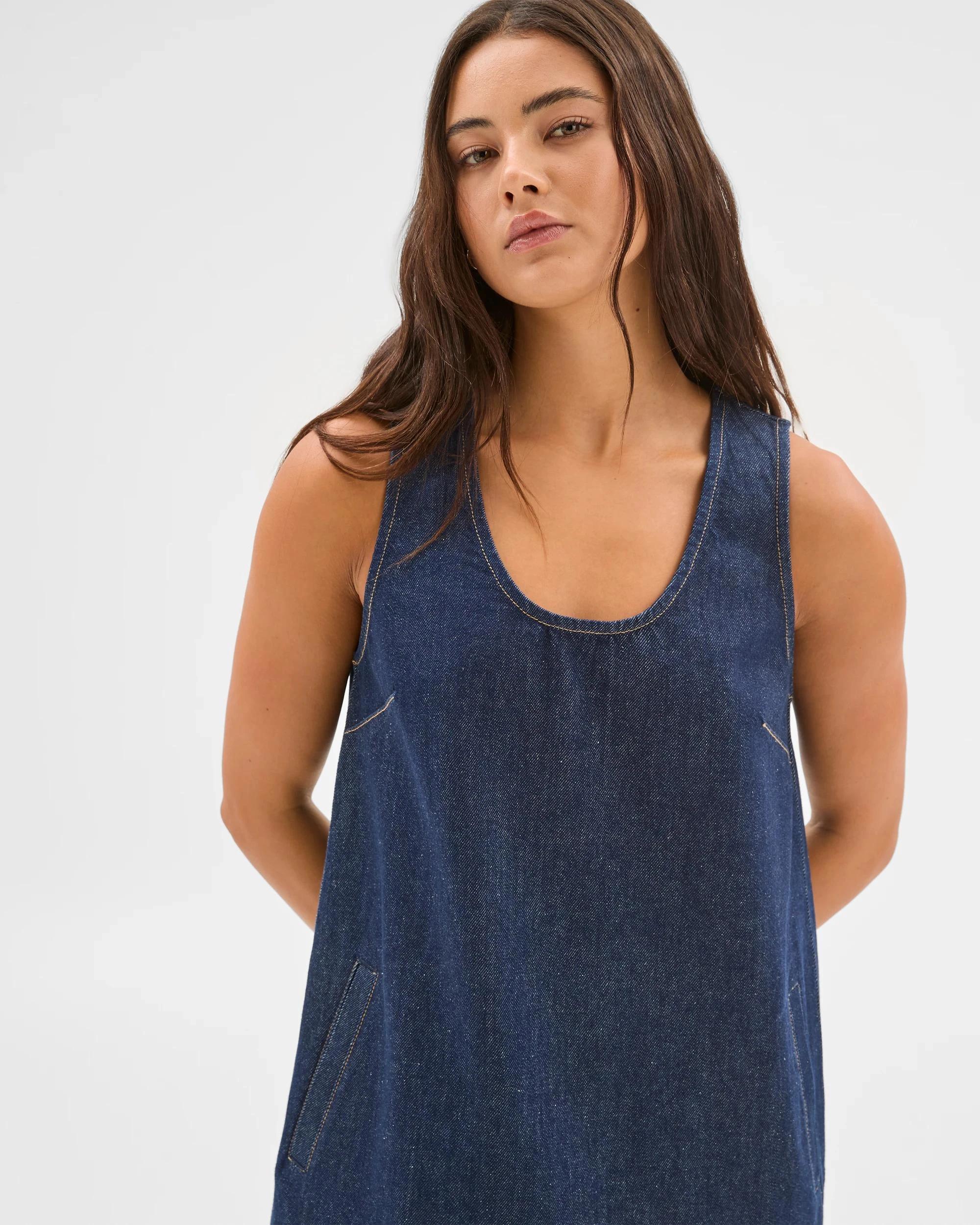 4 Denim Shift Dress - Lily Loves INDIGO, 4 of 7