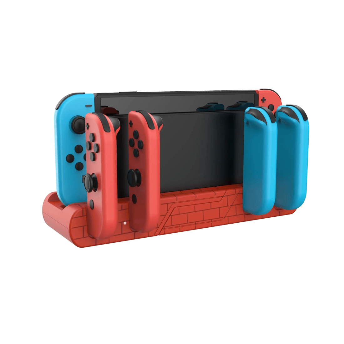 2 Powerwave Switch Joy-Con Charging Dock Retro Bricks - Multi, 2 of 2
