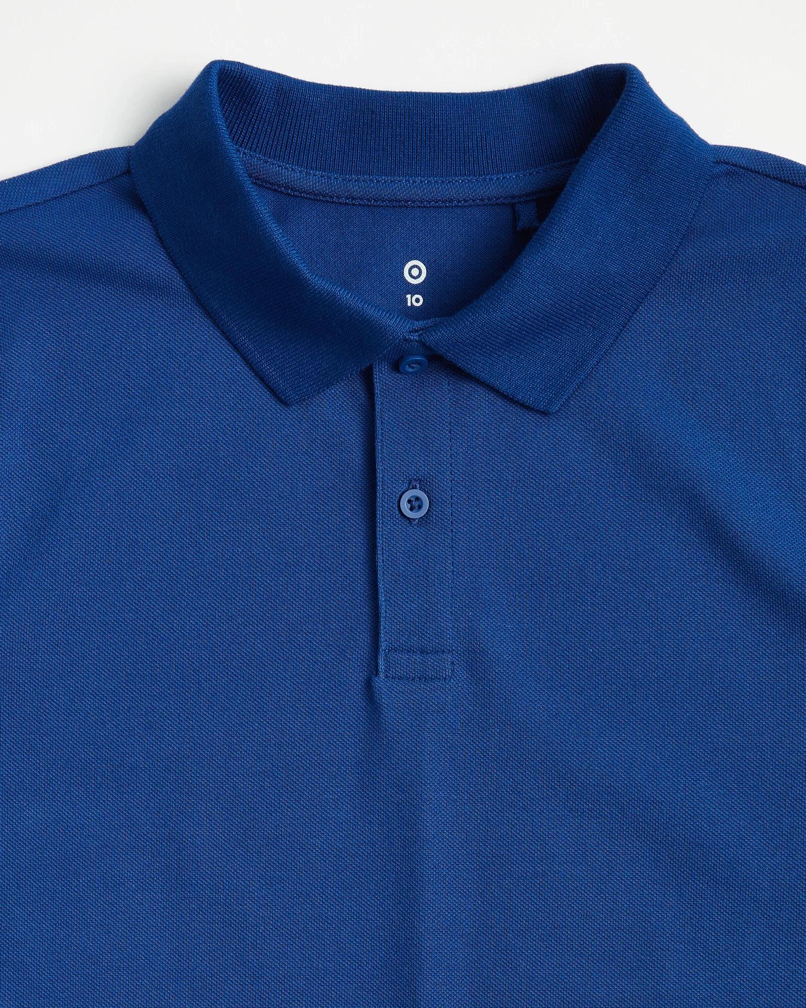 2 Target School Polo T-shirt ROYAL BLUE, 2 of 4