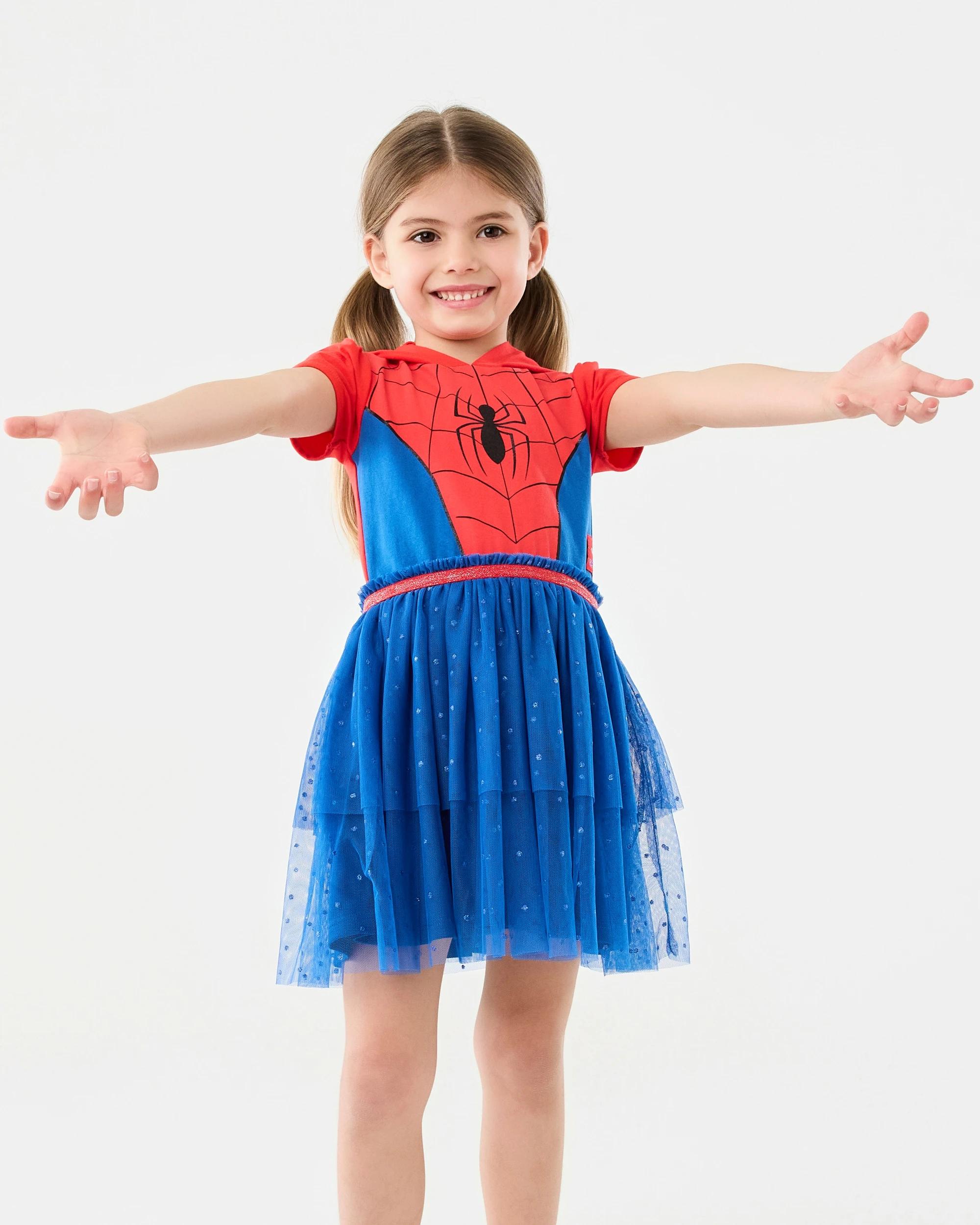 spider man dress Marvel Spider-Man Toddler Costume slinger. Spider-Man License Tutu Dress -