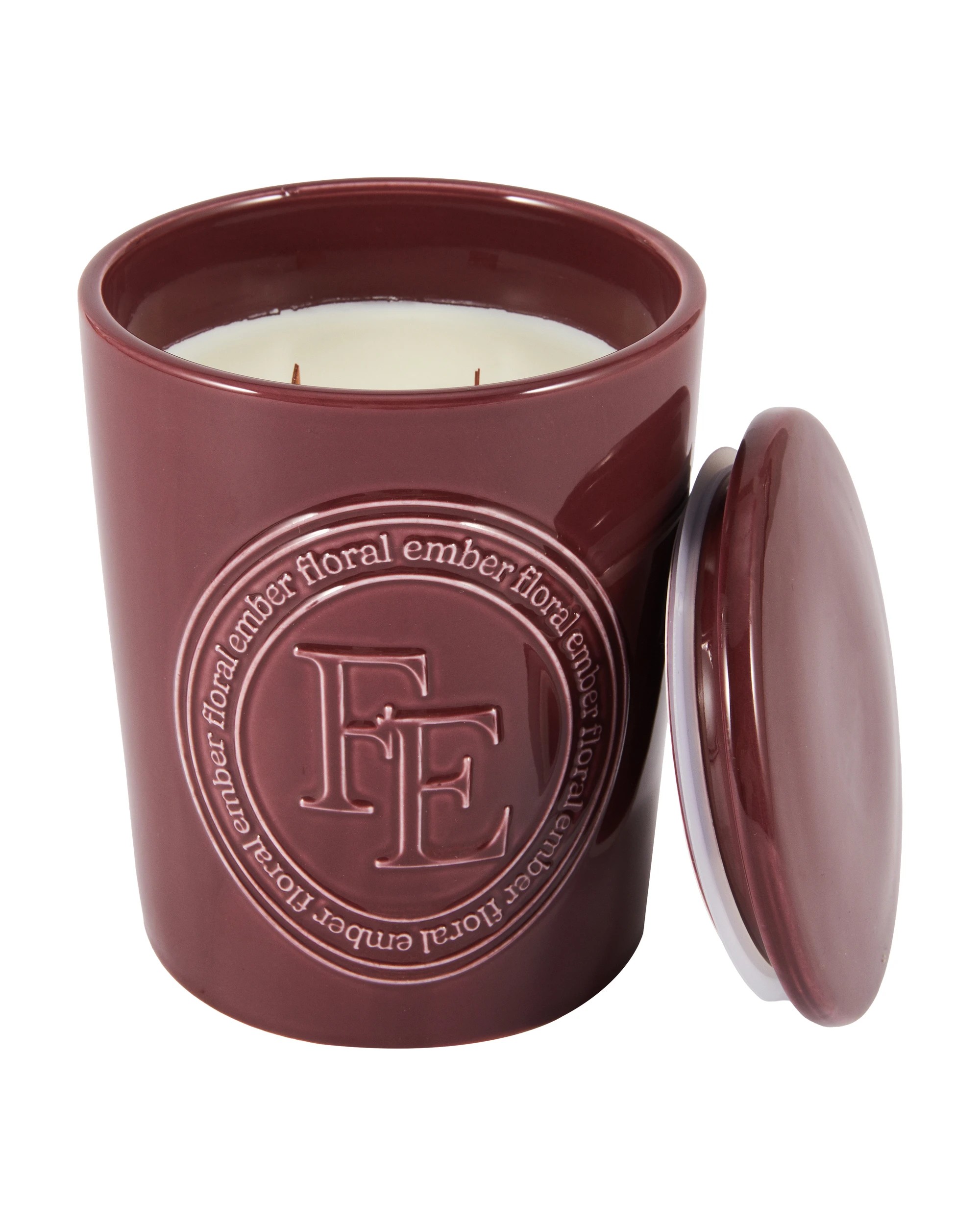 4 XL Floral Ember Soy Candle, 4 of 5