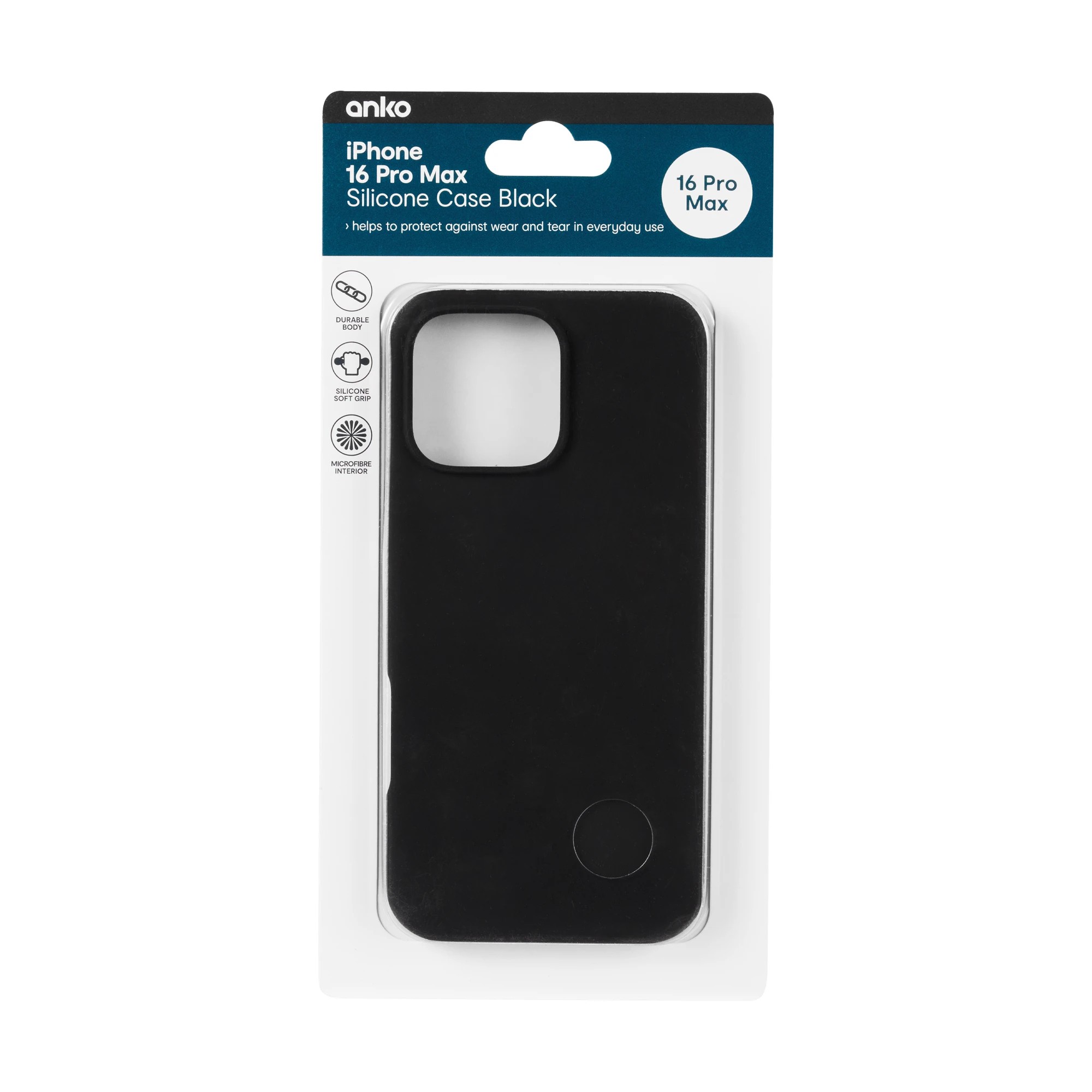 6 iPhone 16 Pro Max Silicone Case - Black, 6 of 6