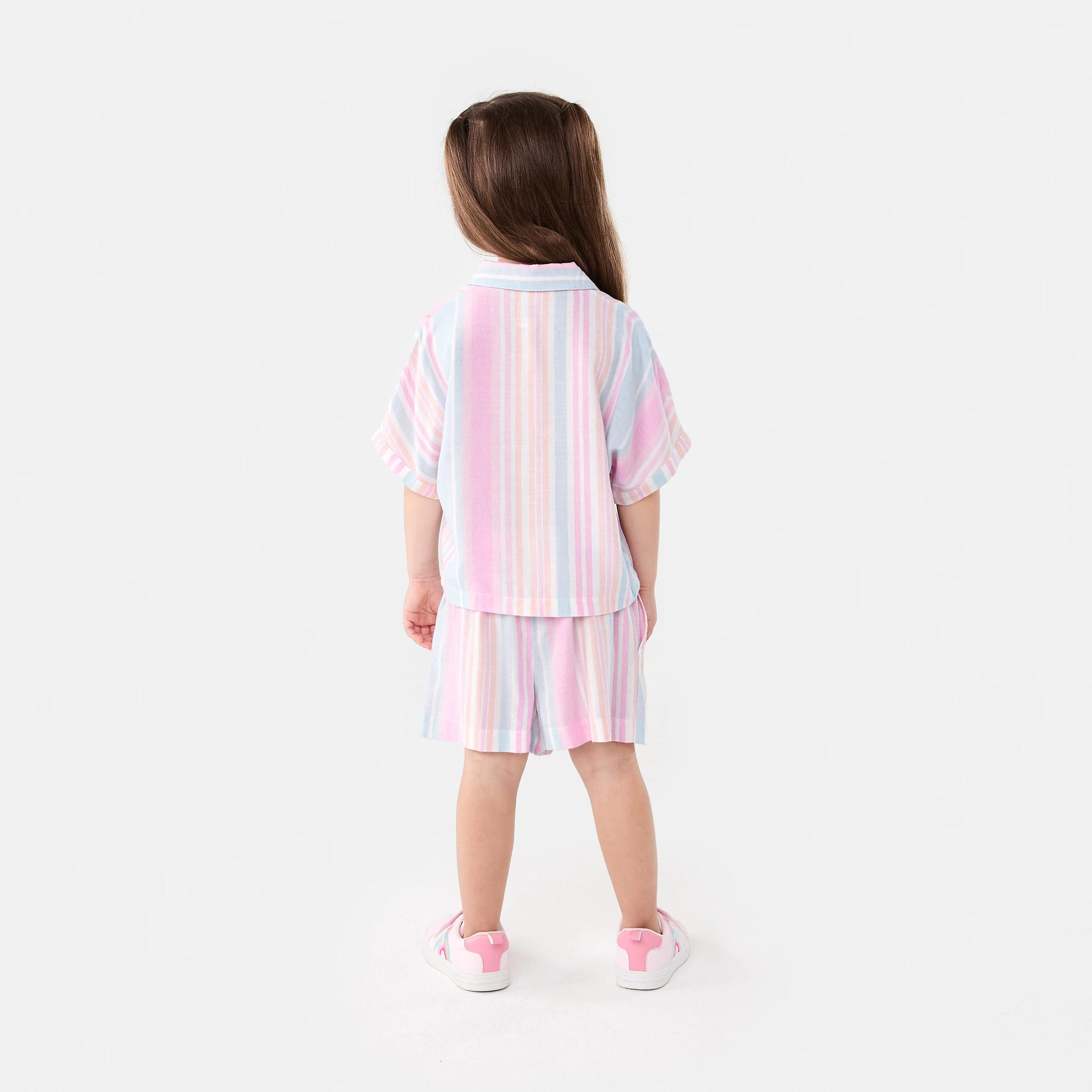 6 Woven Shorts RAINBOW MULTI STRIPES, 6 of 6