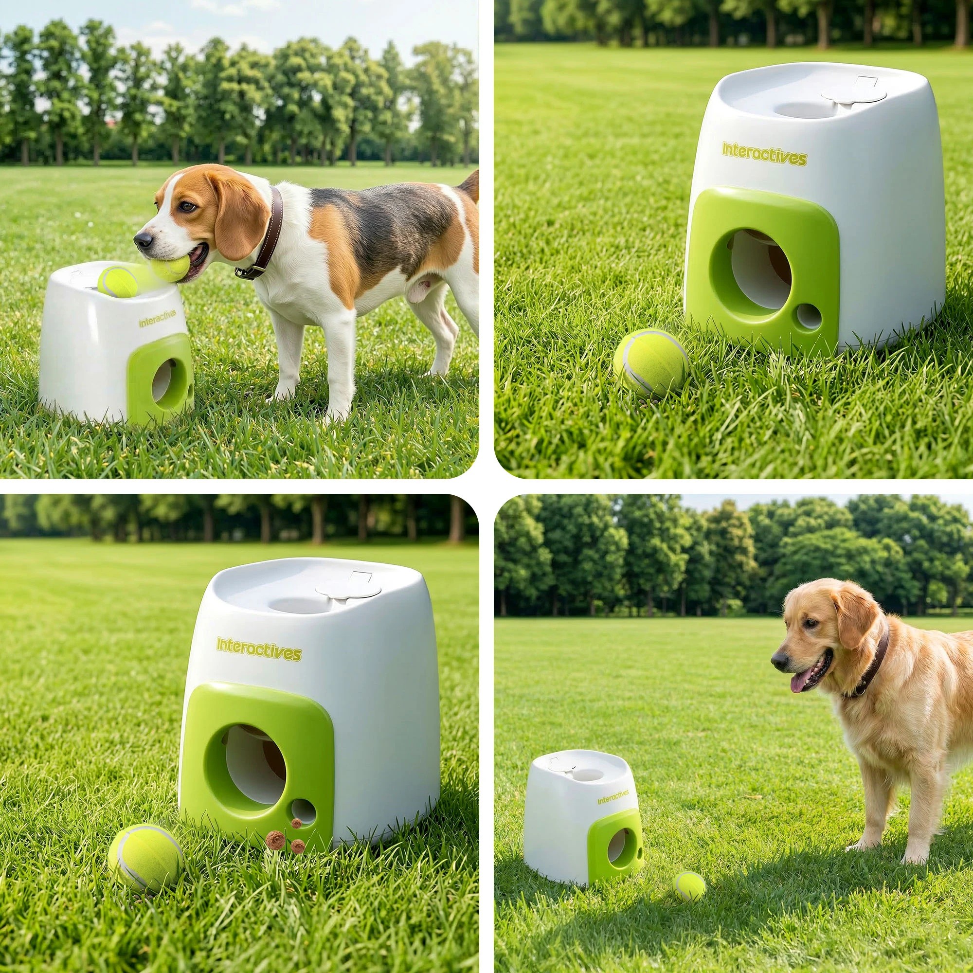 5 i.Pet 2-in-1 Interactive Dog Treat Dispenser Toy with 2 Balls, 5 of 8
