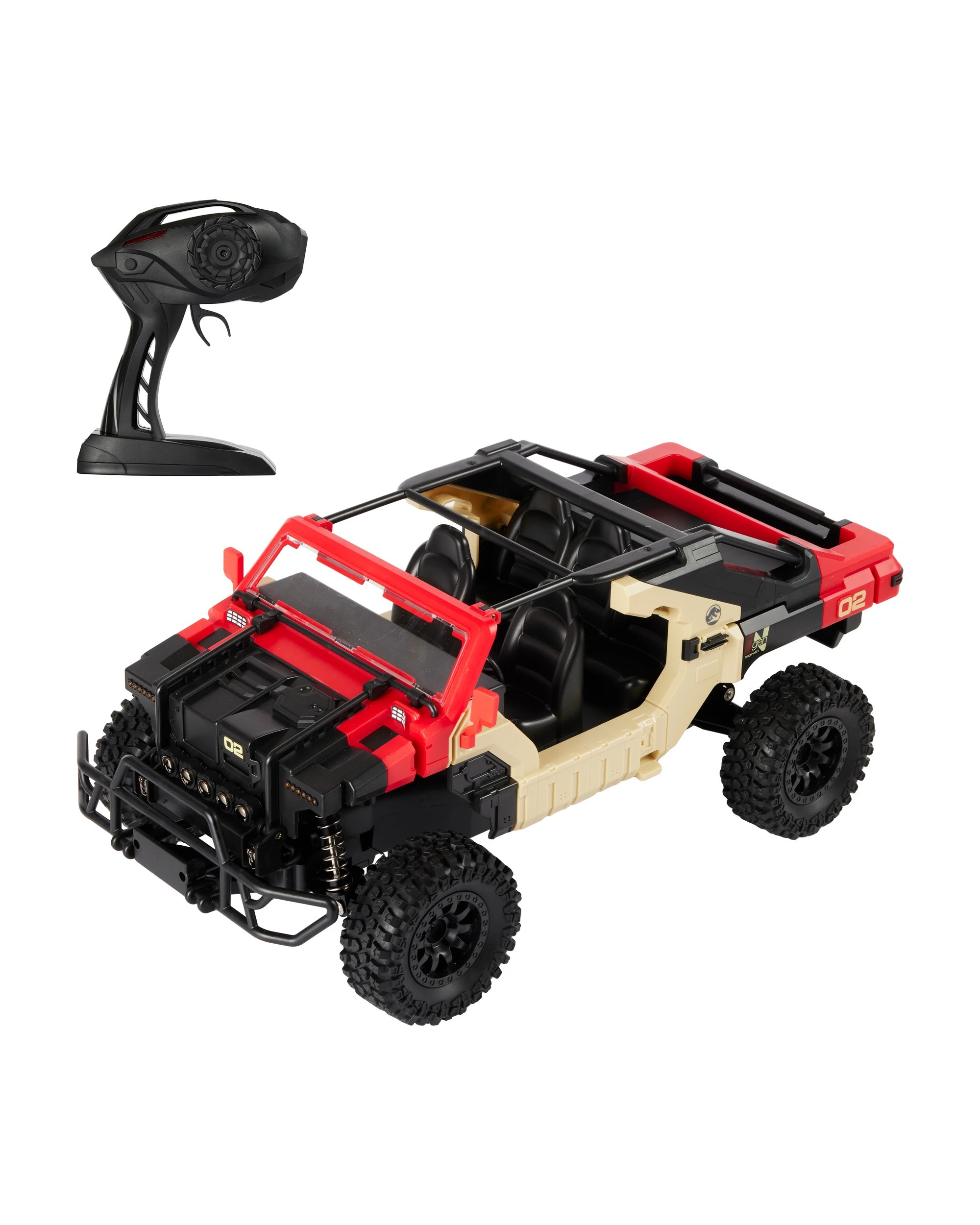 3 Jurassic World Rebirth InGen R/C Truck Toy, 3 of 8