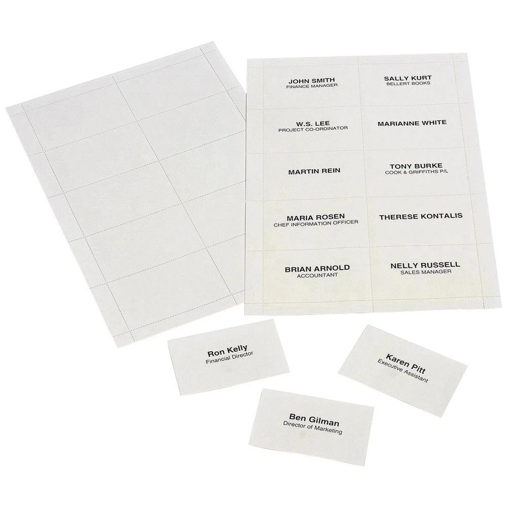 1 Rexel Insert Cards for Holders 250 Pack, 1 of 1