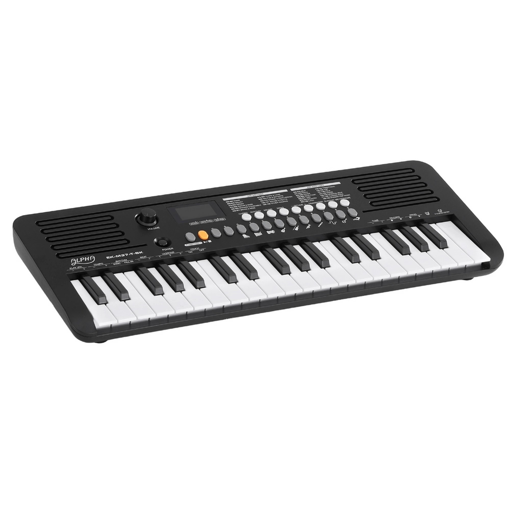 1 Alpha 37-Key Digital Piano Keyboard Electric - Black, 1 of 7