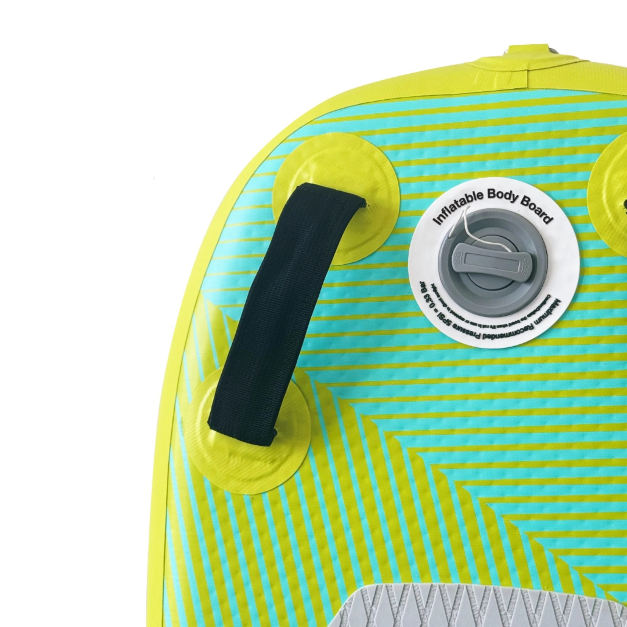 2 SPIRE Skip 84 cm Inflatable Kids Bodyboard - Green, 2 of 4