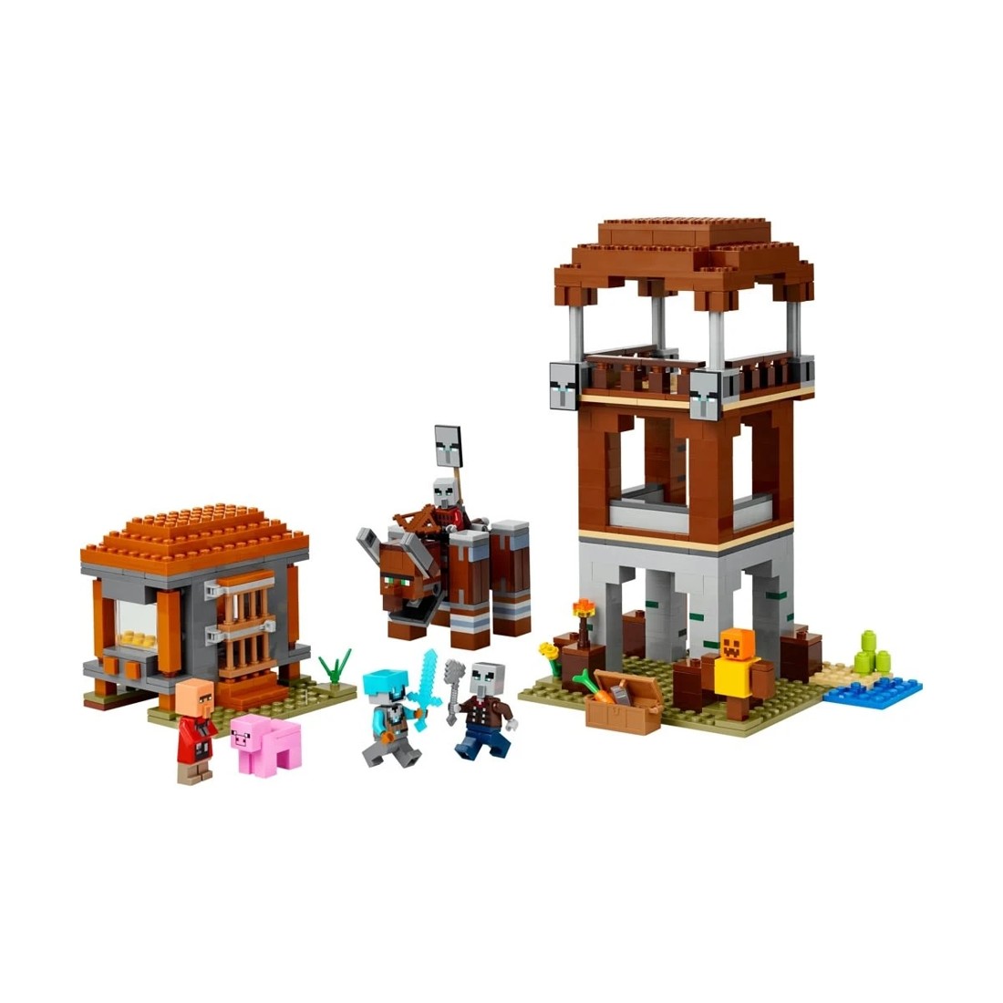 2 LEGO Minecraft The Pillager Outpost and Ravager 21278, 2 of 10