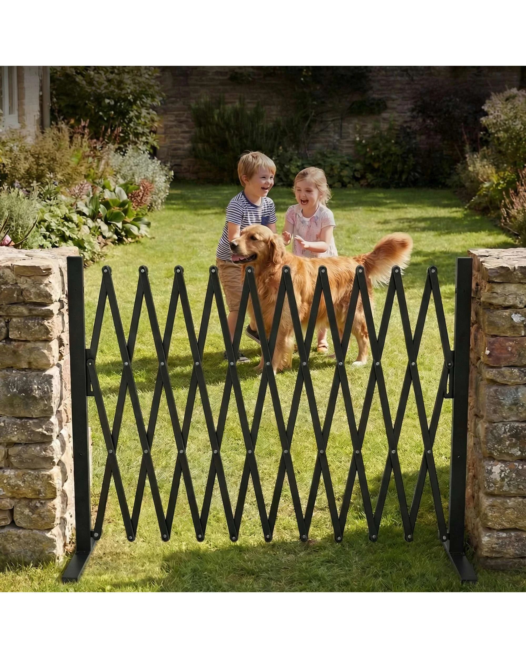 3 Advwin Expandable Barricade Folding Security Gate Safety Barricade, 3 of 7