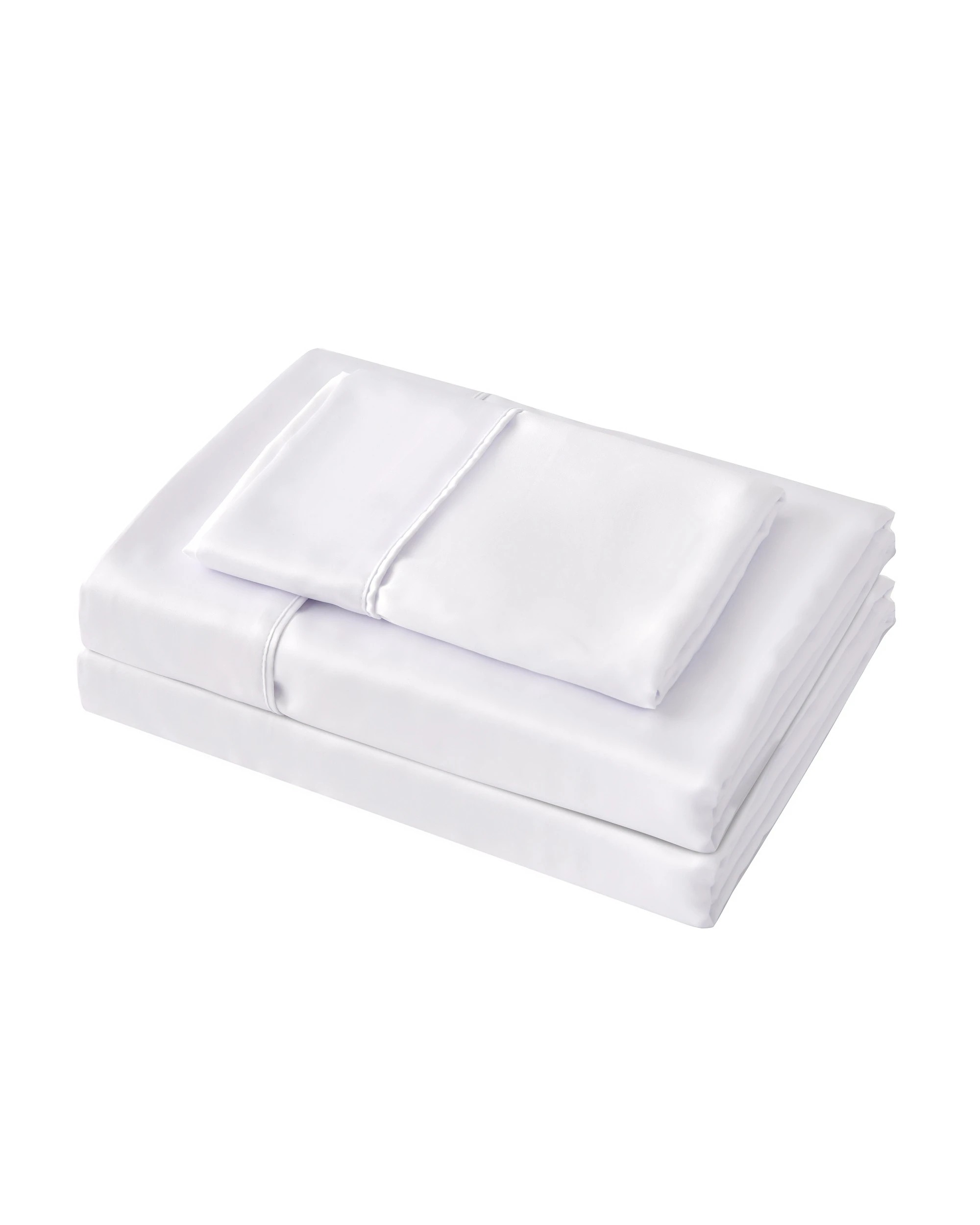 8 Dreamaker Matte Satin Sheet Set - White, 8 of 8