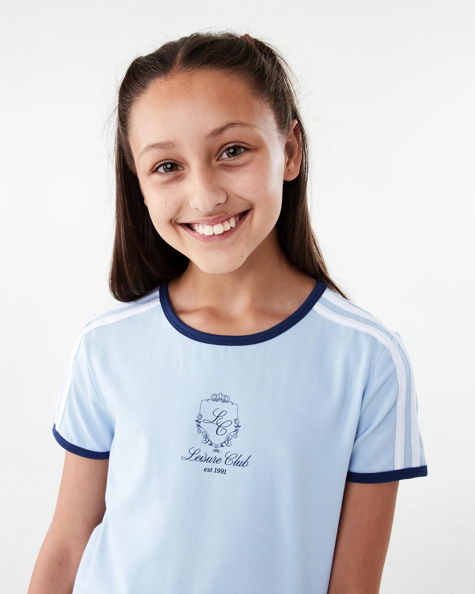 3 Short Sleeve Ringer T-shirt Blu T Club, 3 of 8