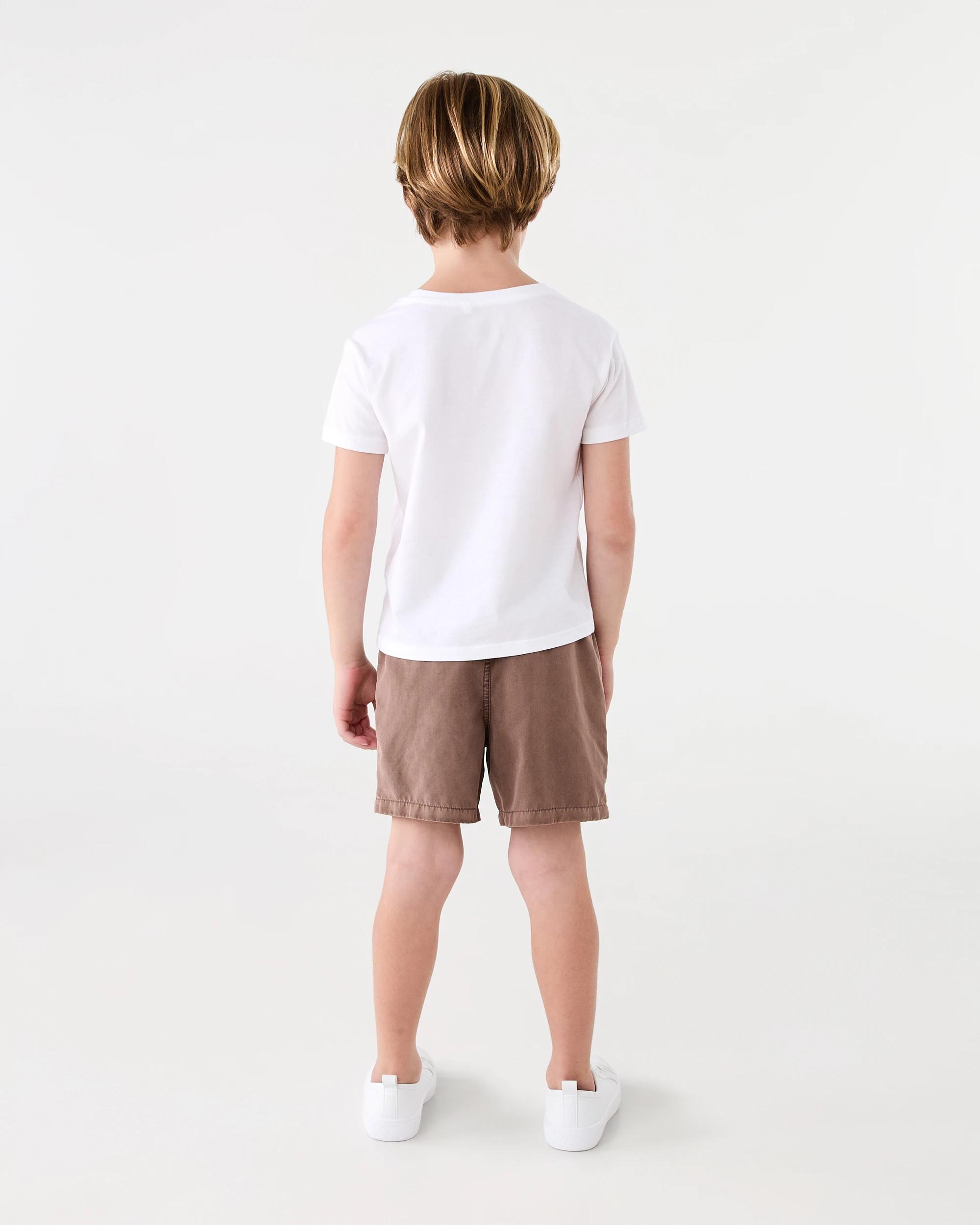 6 Washed Shorts Mlky Brwn, 6 of 6