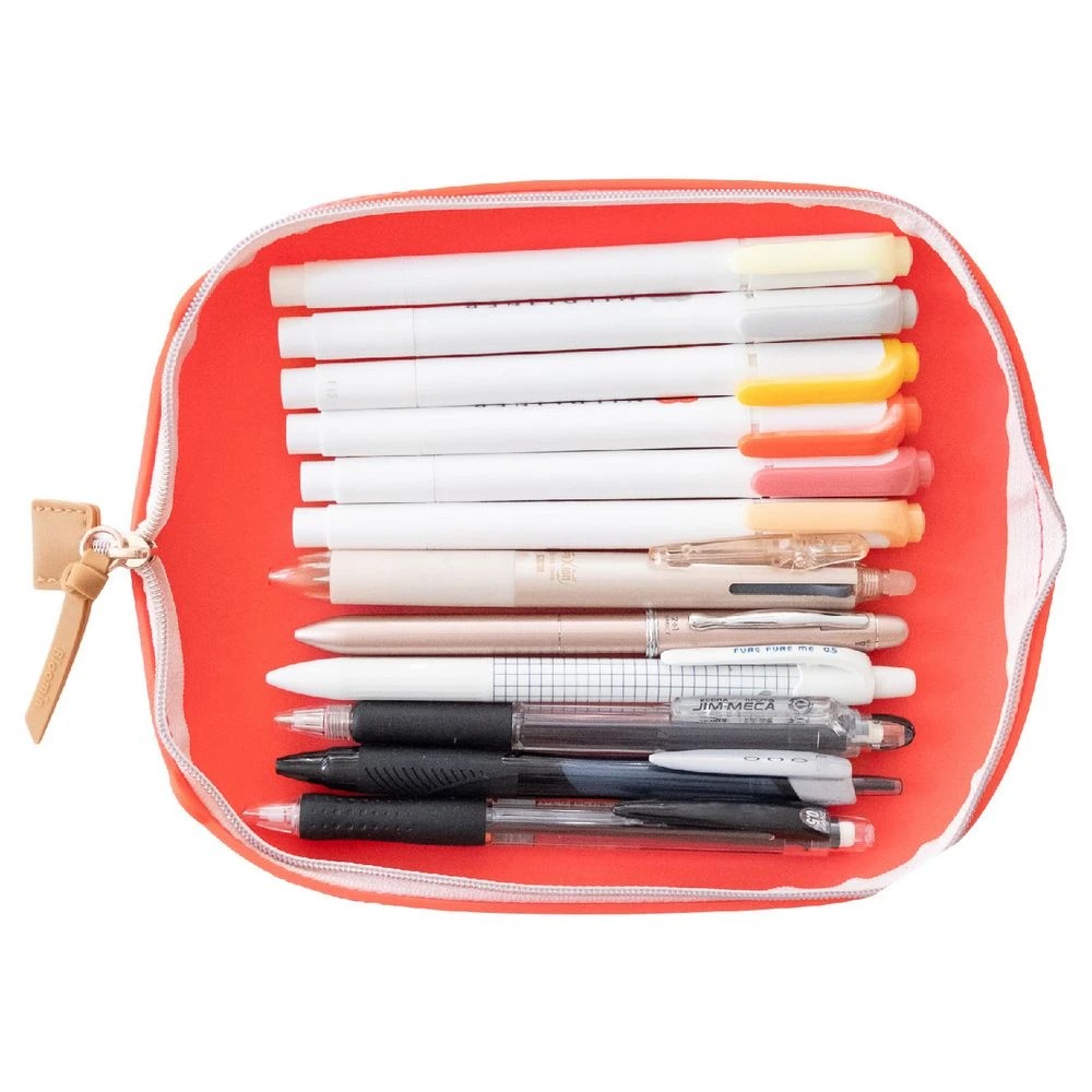 3 Bloomin Tray Pencil Case Large Red, 3 of 4