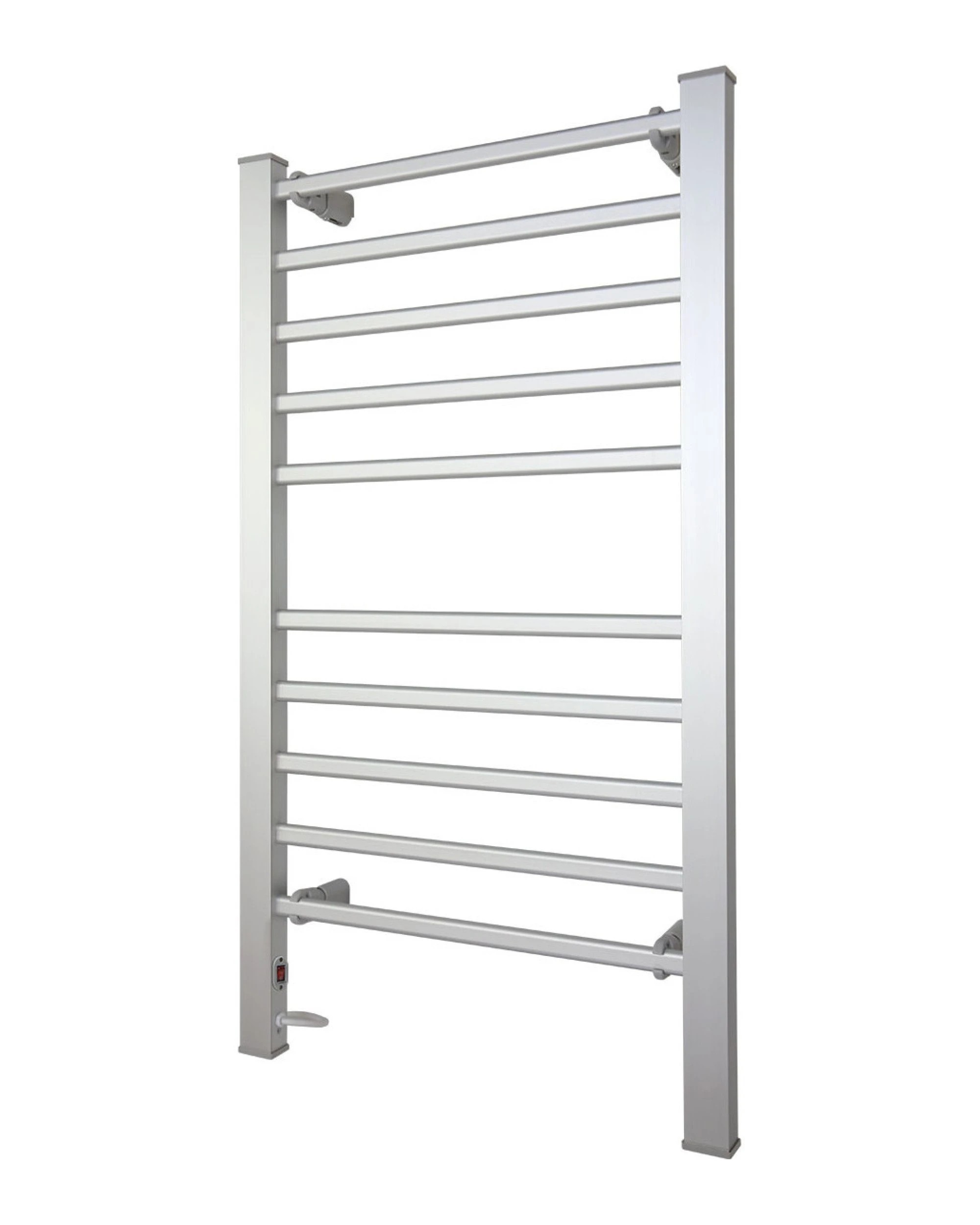 1 Pronti Heated Towel Rack Electric Rails Warmer 160 Watt- Silver, 1 of 6