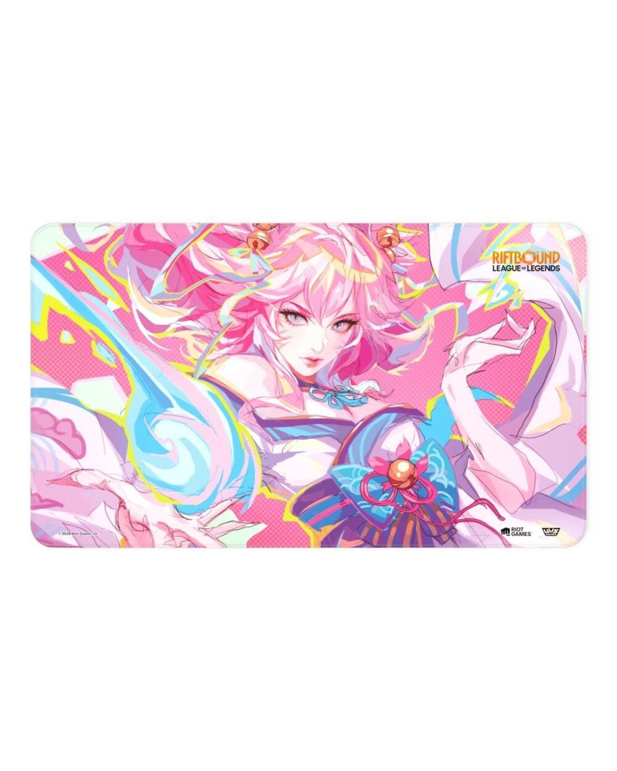 1 League of Legends - TCG - Riftbound Spiritforged Playmat - Spirit Blossom Ahri, 1 of 1