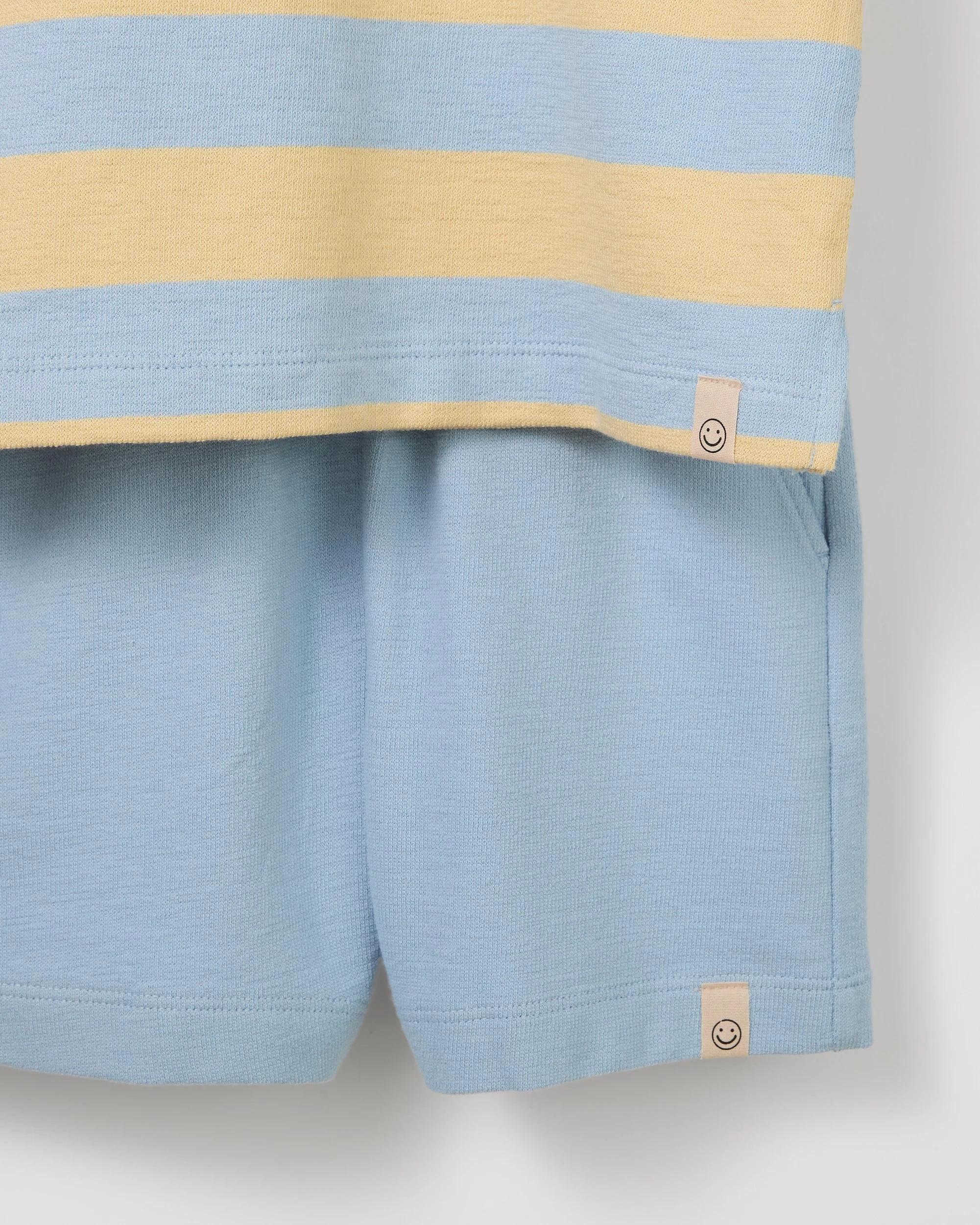 8 Target Kids Australian Cotton Textured Fleece Crew Top and Short Set , 8 of 8