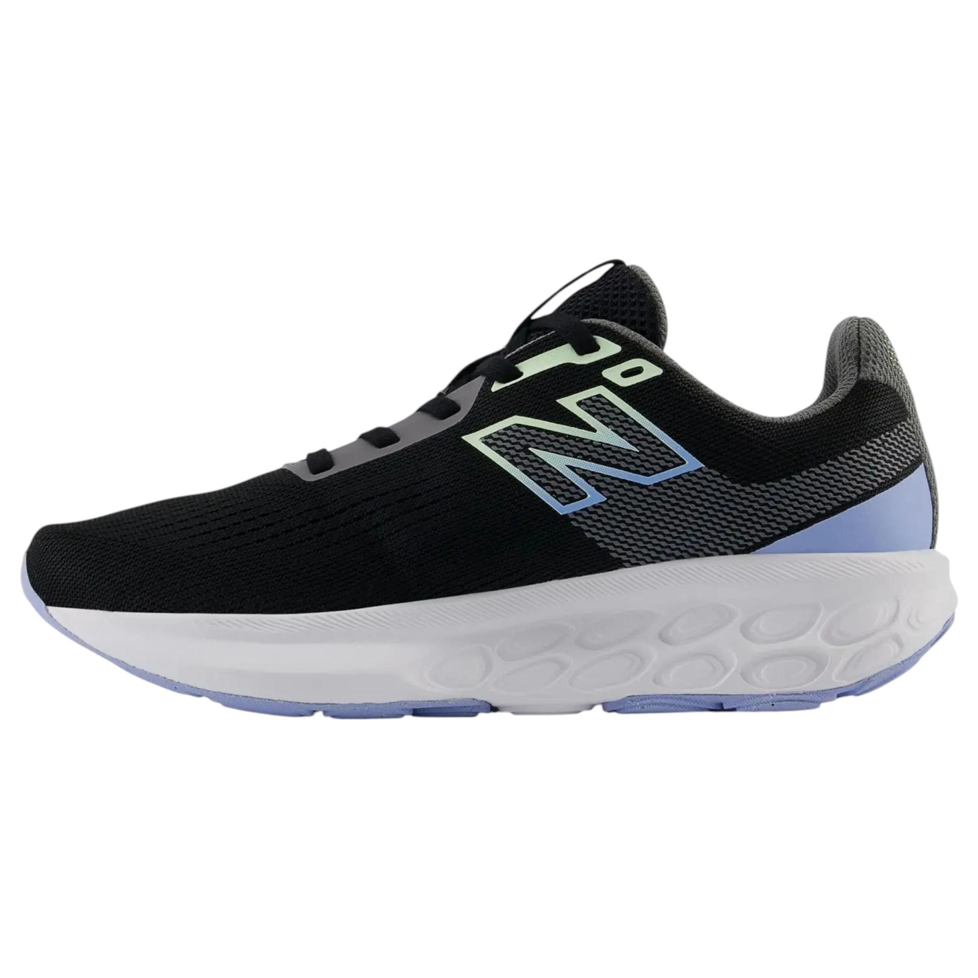 2 New Balance Womens Fresh Foam 520 v9 Black/ White Athletic Running Shoes BLACK/WHITE, 2 of 3