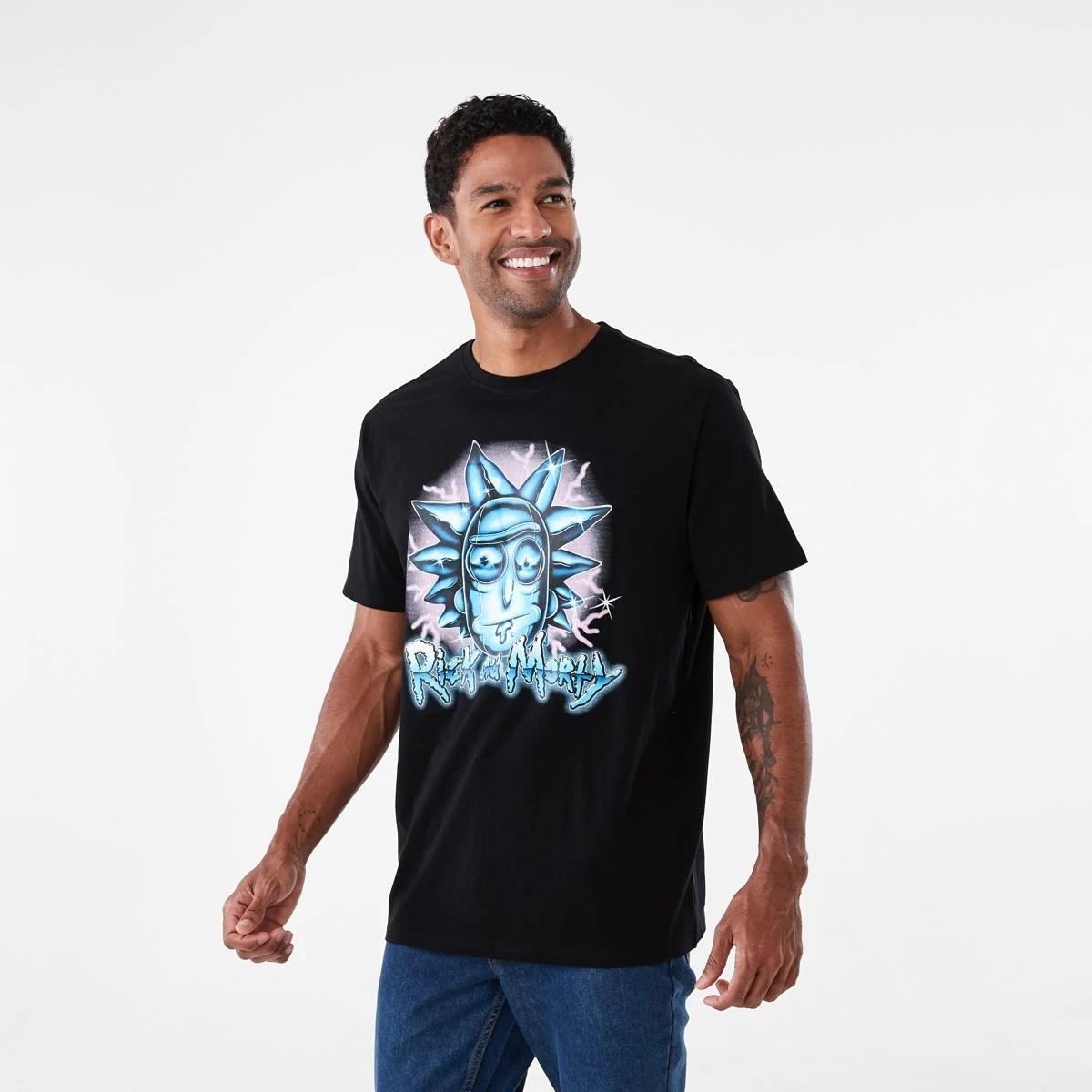 2 Rick and Morty License T-shirt Black, 2 of 5