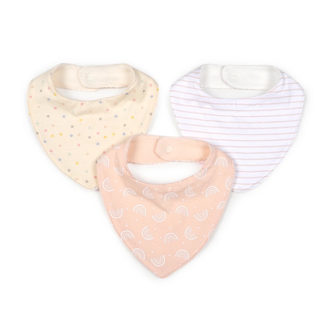 1 3 Pack Bandana Bibs - Rainbow, 1 of 5