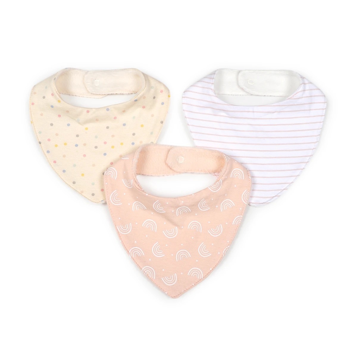 1 3 Pack Bandana Bibs - Rainbow, 1 of 5