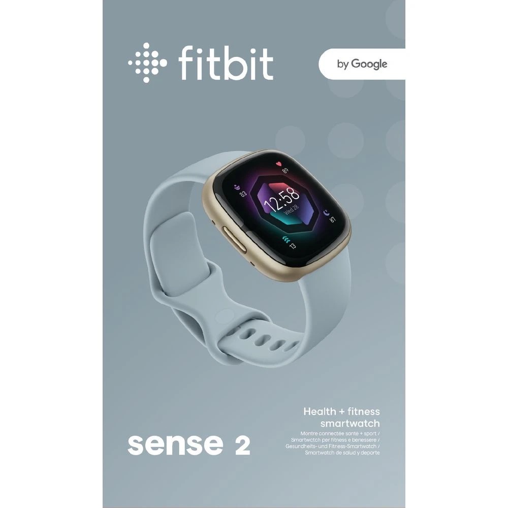 5 Fitbit Sense 2 Smart Watch Blue/Gold, 5 of 5
