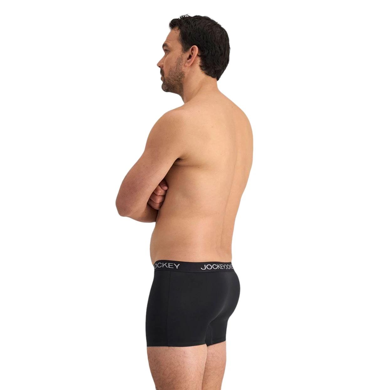 1 Jockey 4 Pack Mens Chafe Proof Pouch /Grey Underwear MULTI, 1 of 7