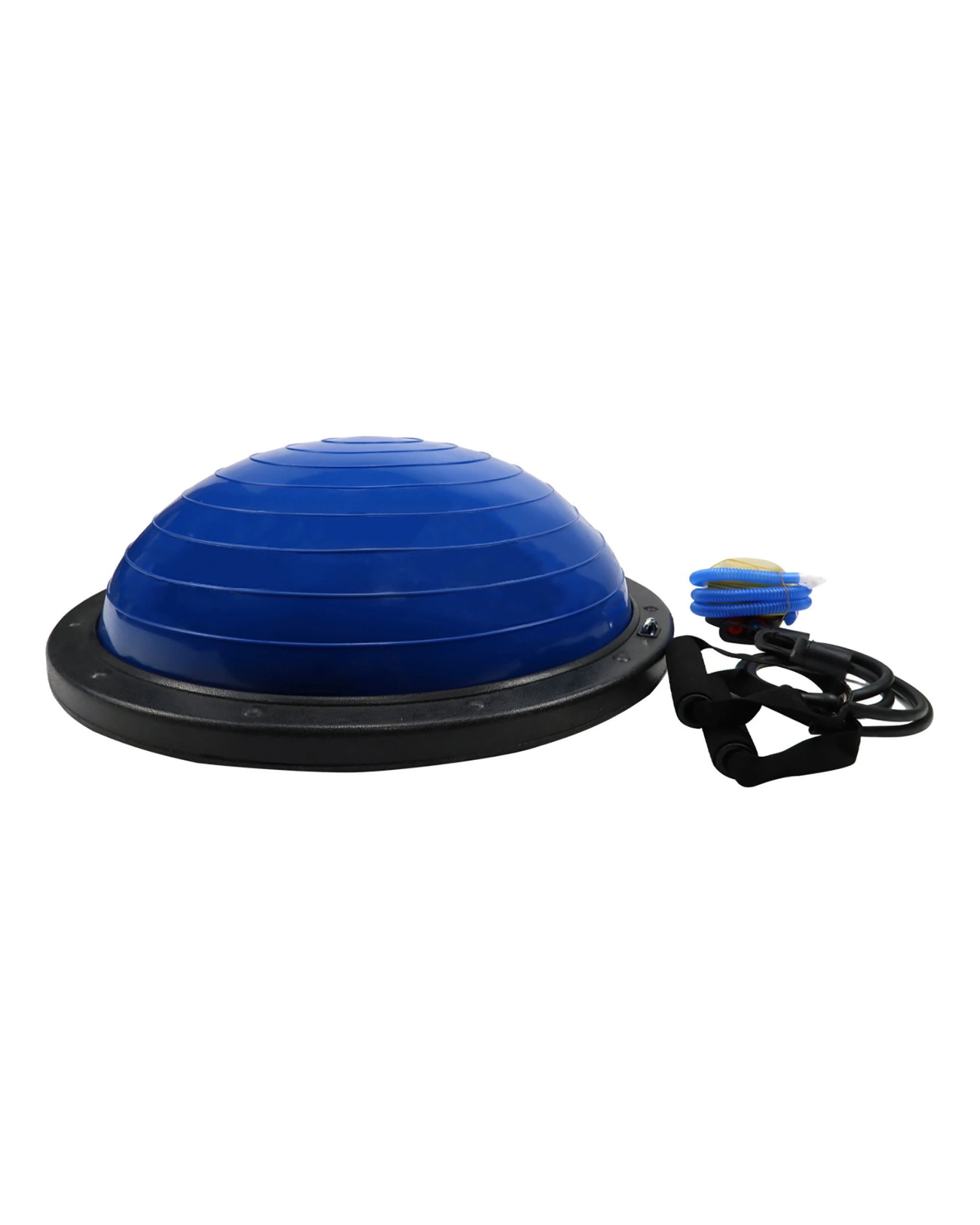 3 Powertrain Fitness Yoga Ball Home Gym Workout Balance Trainer Pump Blue, 3 of 9