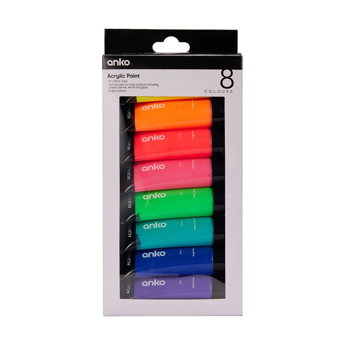 1 8 Pack Acrylic Paint - Bright, 1 of 8