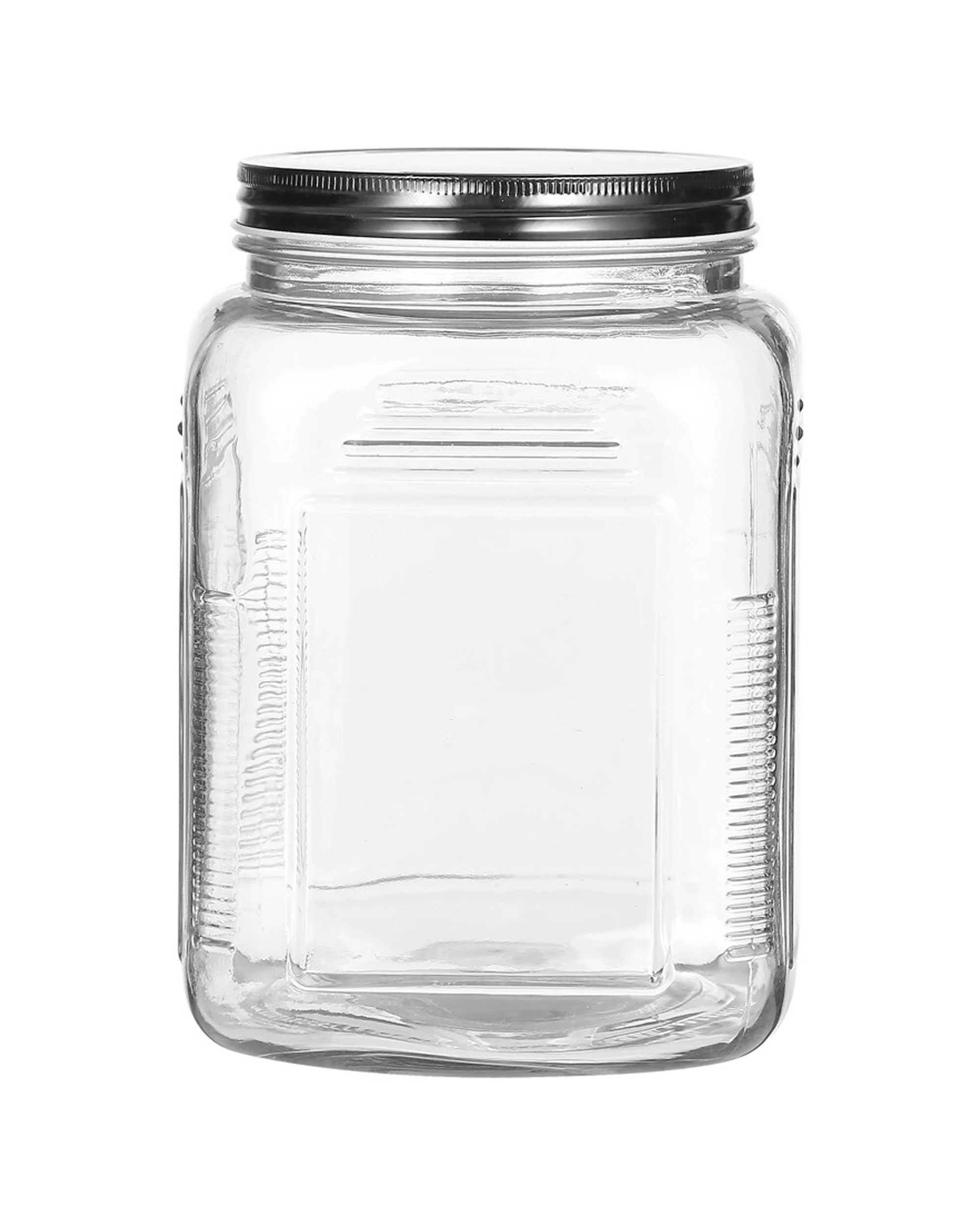 3 Lemon & Lime Ascot Glass Jar 2.9l Home Kitchen Storage Canister Container Clear - Clear, 3 of 3