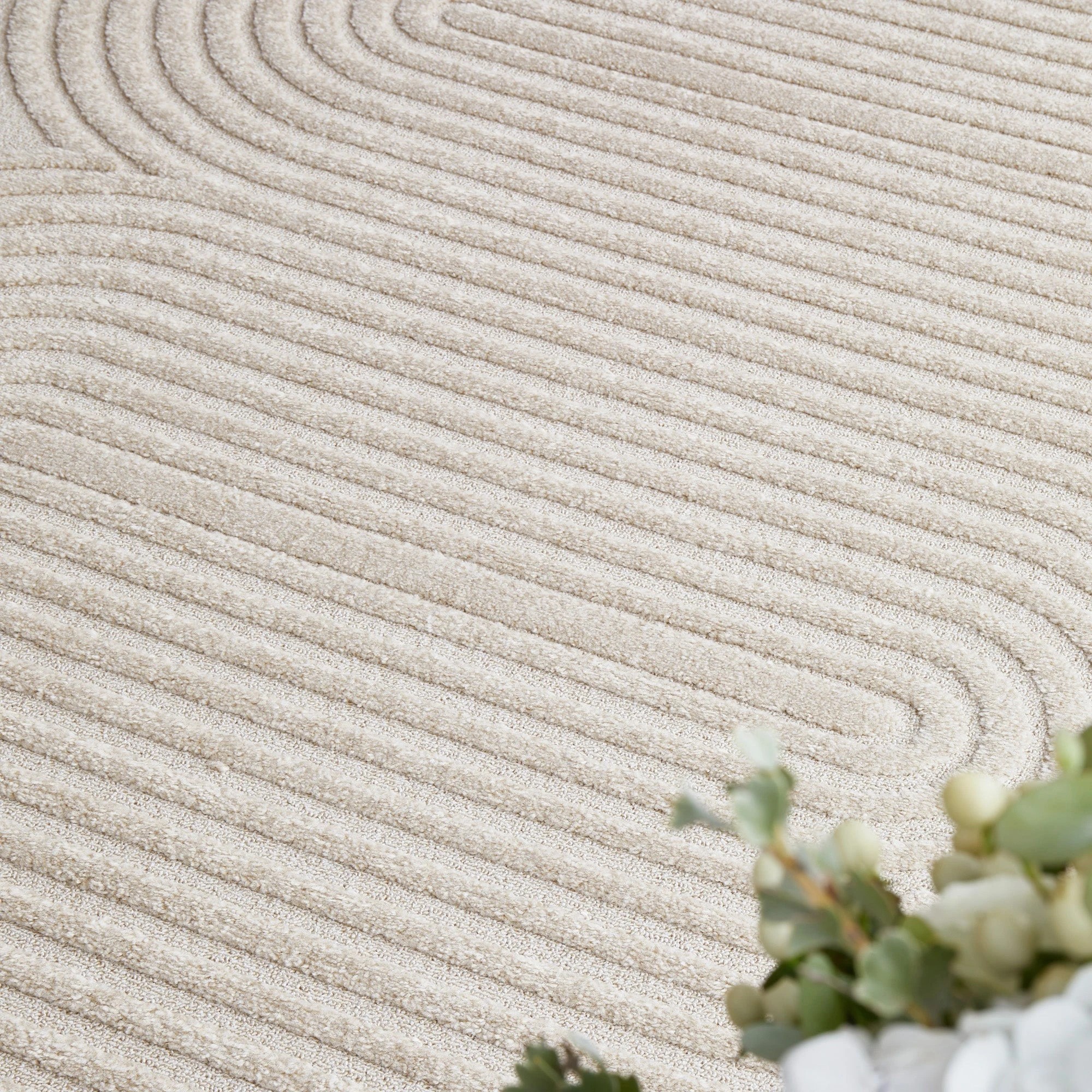 3 Common Ground Rugs Nirvana Carl 400x300cm - Extra Extra Large Pet Friendly Floor Rug - Beige, 3 of 7