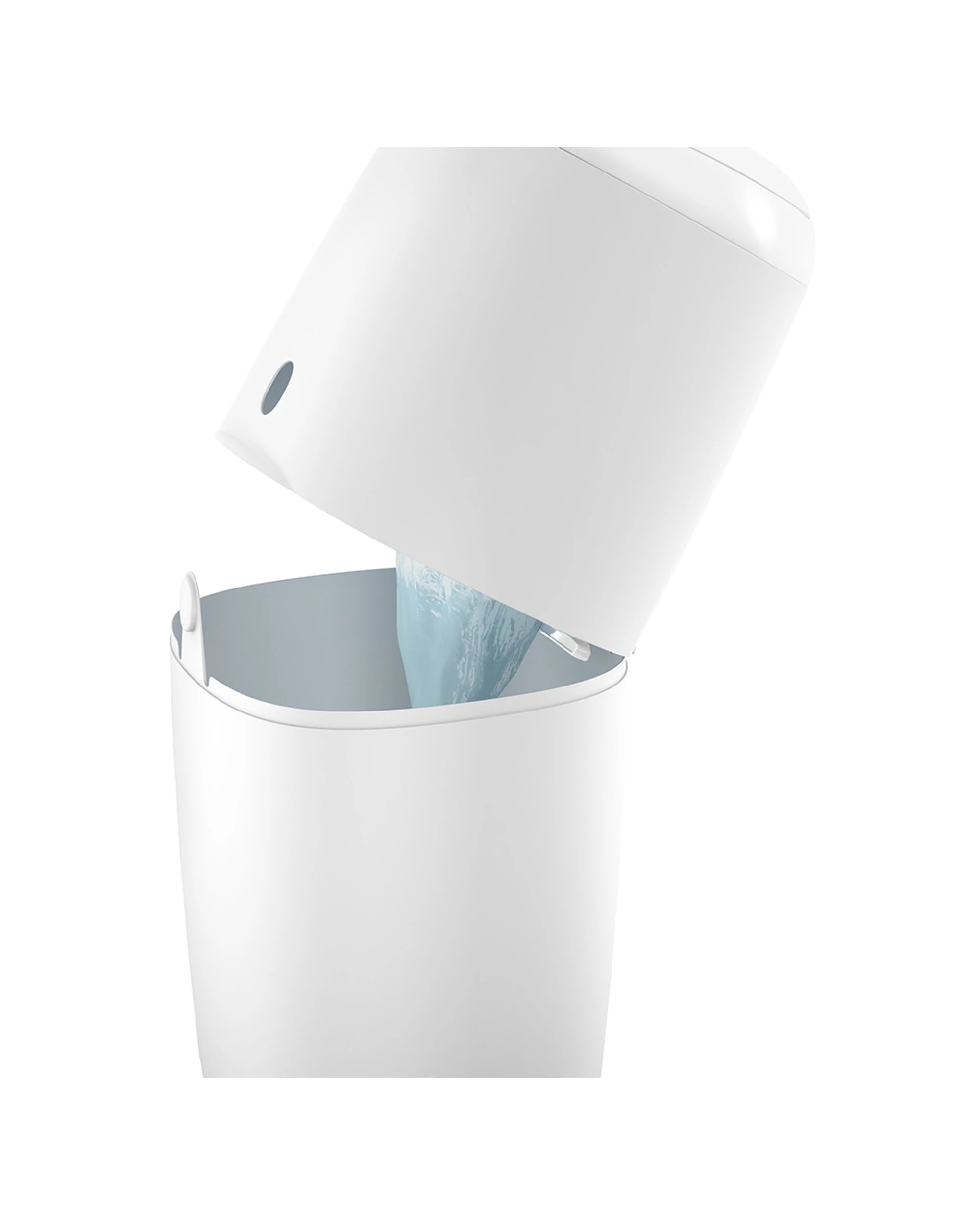 8 Angelcare Odour Seal Nappy Disposal System With 1 Refill Cassette Starter Kit
 - White, 8 of 9