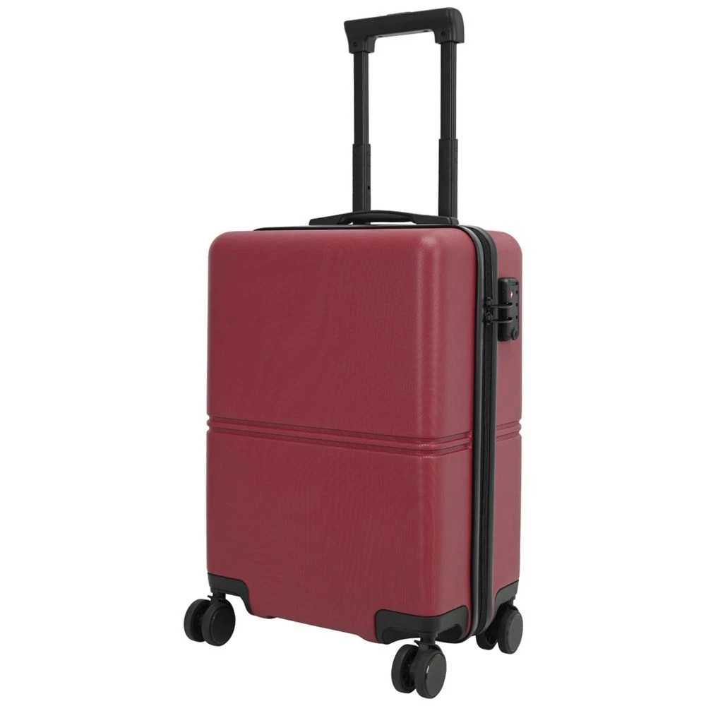 9 J.Burrows Basic Suitcase 2 Pack Burgundy, 9 of 9