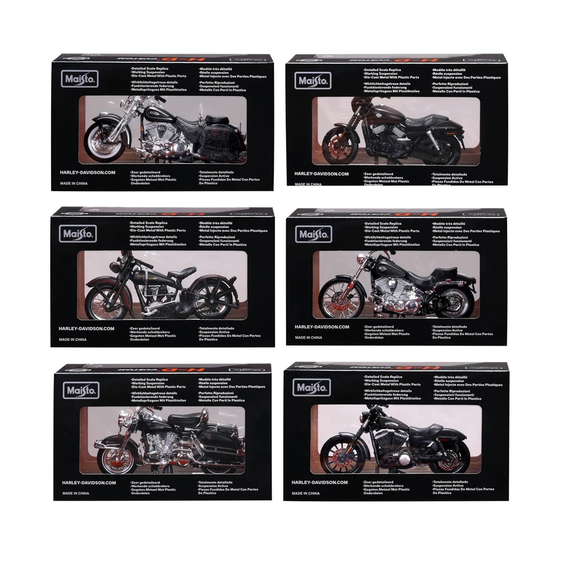9 H-D Custom Series 41 Harley Davidson Action Vehicle - Assorted, 9 of 9