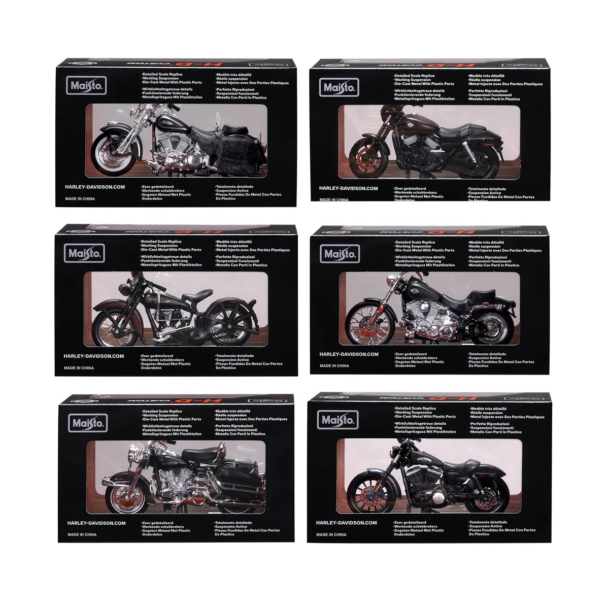 9 H-D Custom Series 41 Harley Davidson Action Vehicle - Assorted, 9 of 9