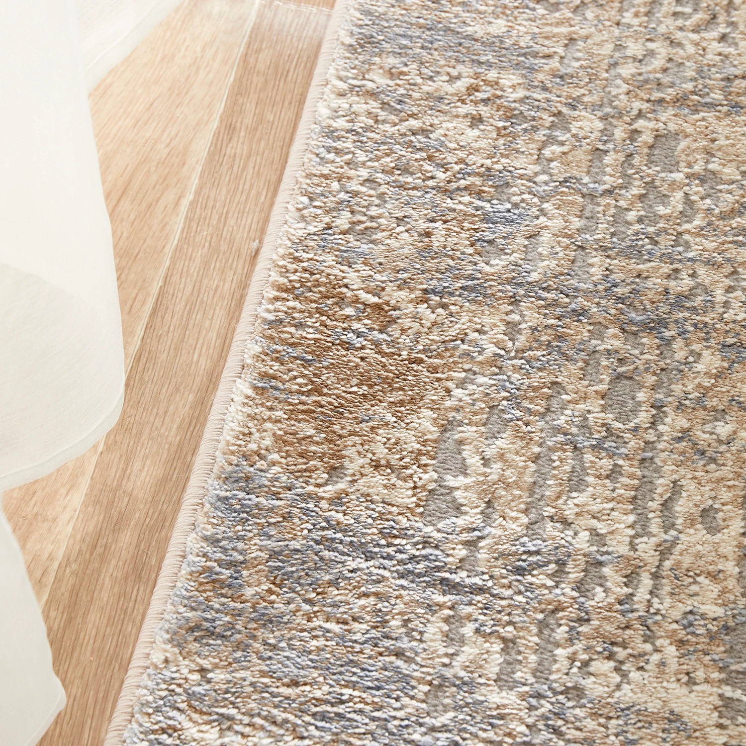 4 Common Ground Rugs Headland Nola 200x80cm - Small Runner Power Loomed Pet Friendly Rug - Beige, 4 of 6