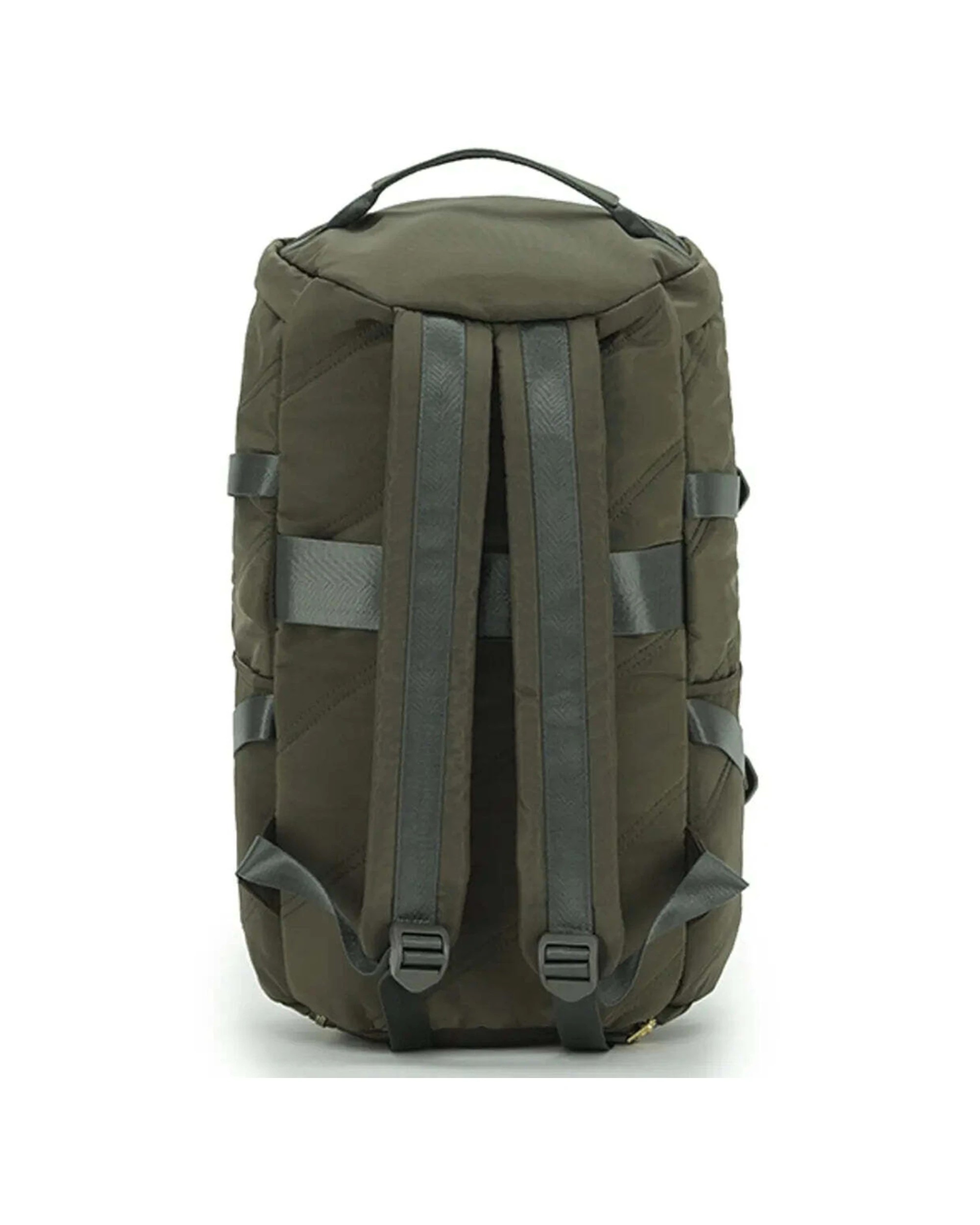 3 Tosca Harlow Barrel Backpack Tote Spacious Versatility Khaki Stitch - Green, 3 of 3