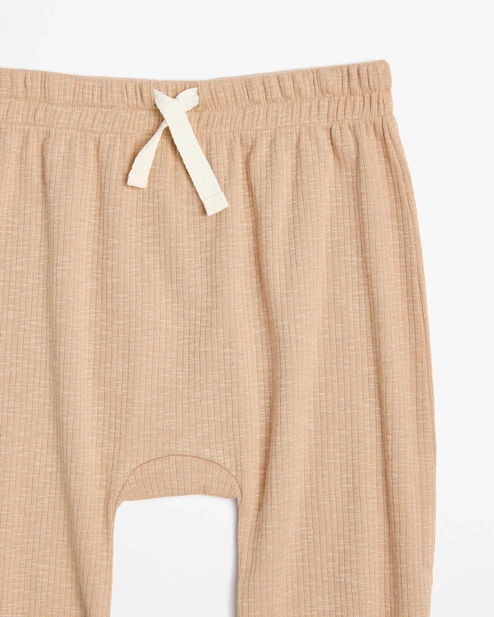 2 Target Baby Loose Knit Rib Pants BROWN, 2 of 3