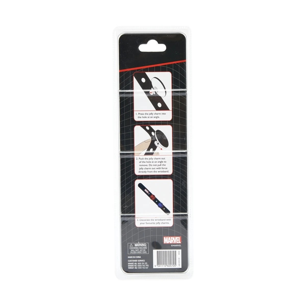 8 Marvel Jelly Charms & Wristband, 8 of 8